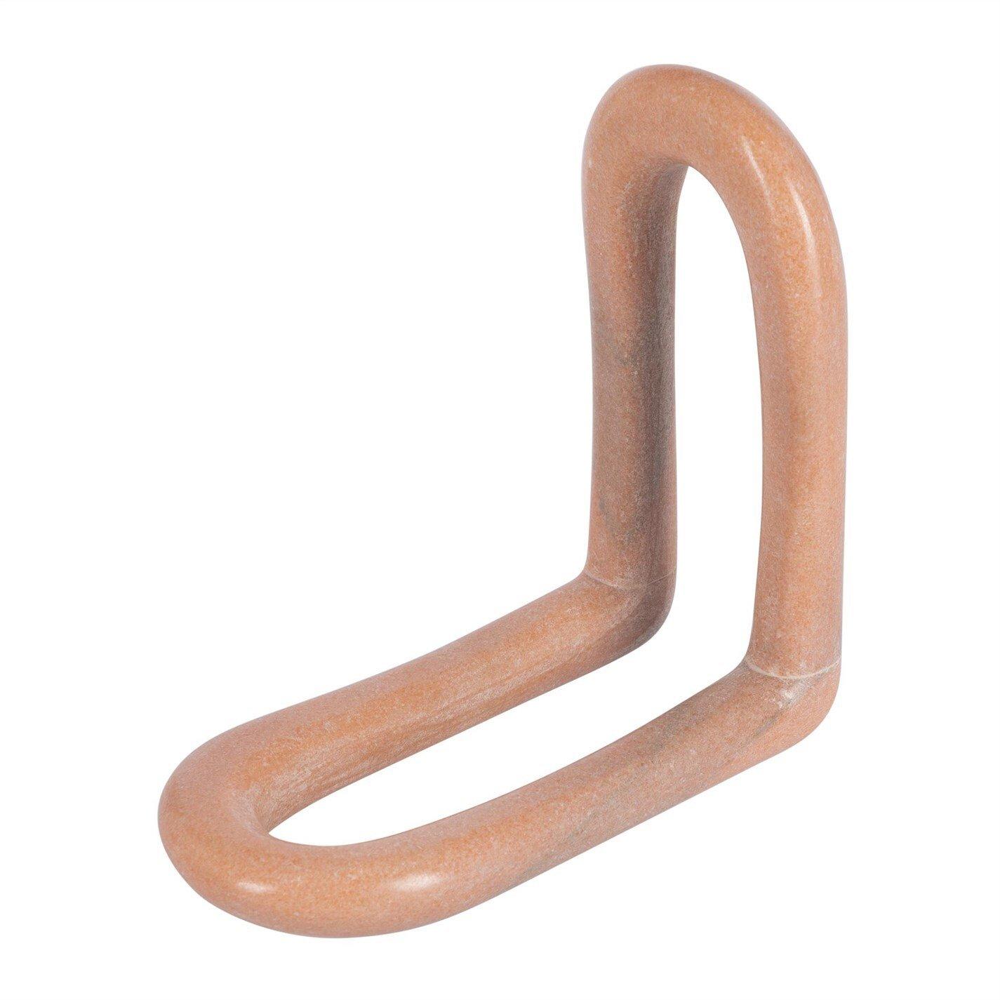 Pink - Ultra - Curve Hoop Marble Bookend - Set of 2 - 8