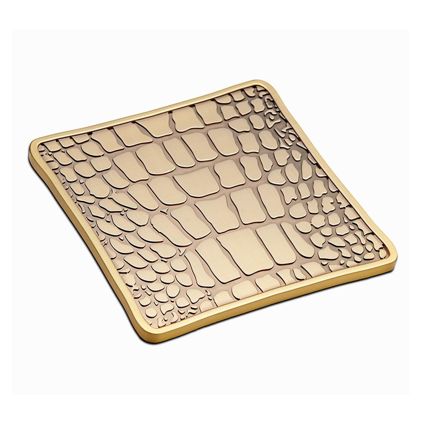 Gold - LObjet - Crocodile Coasters - Set of 4 - 3