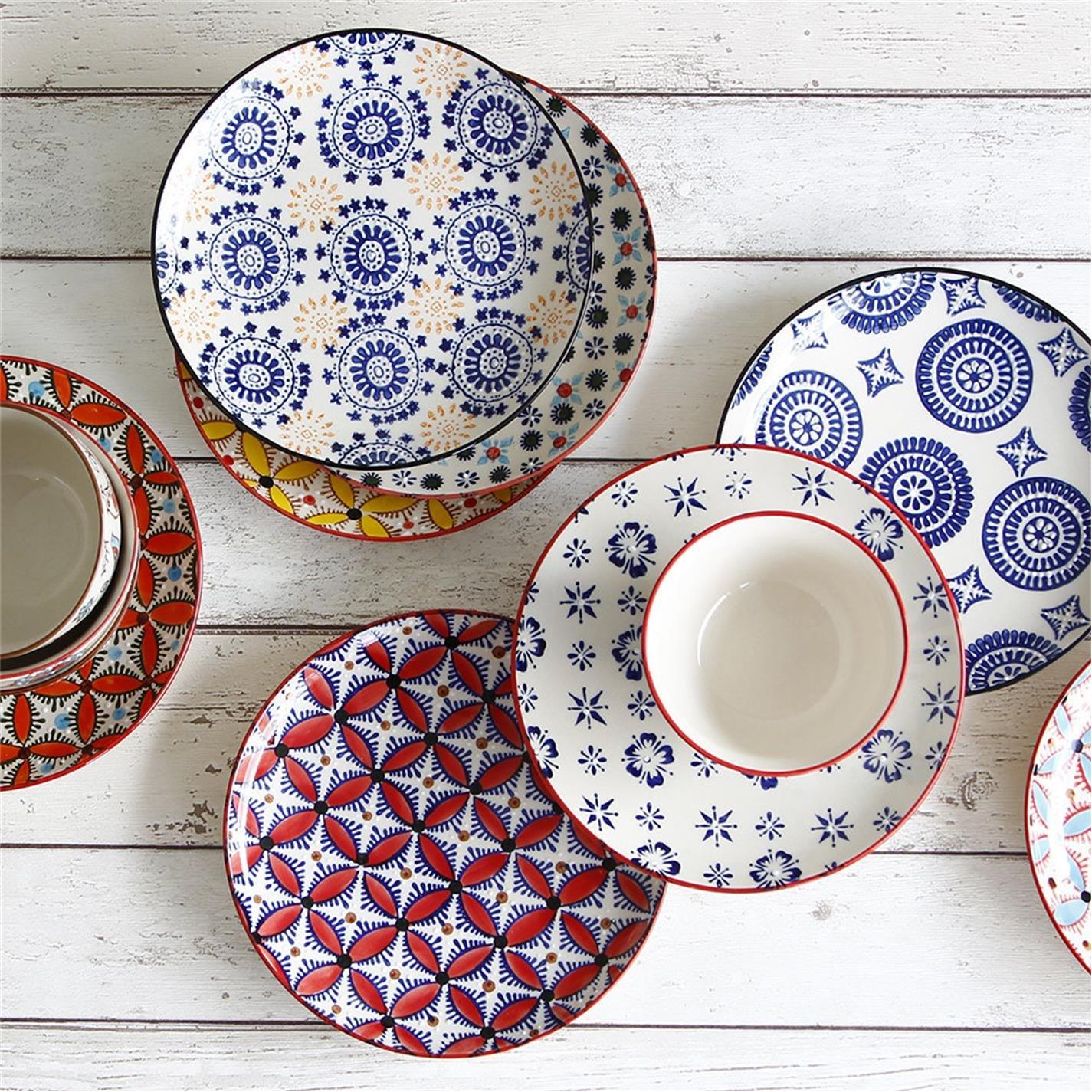 Multicoloured - Pols Potten - PolsPotten Colour Hippy Plates - Set of 4 - 3