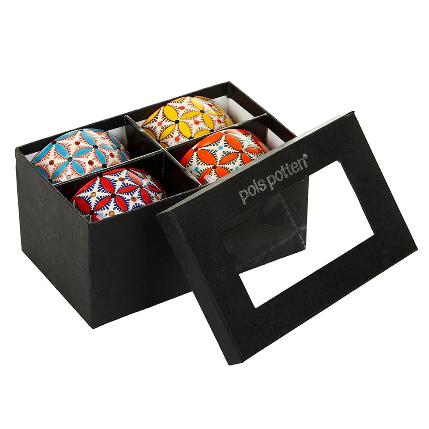 Multicoloured - Pols Potten - PolsPotten Colour Hippy Snack Bowls - Set of 4 - 6