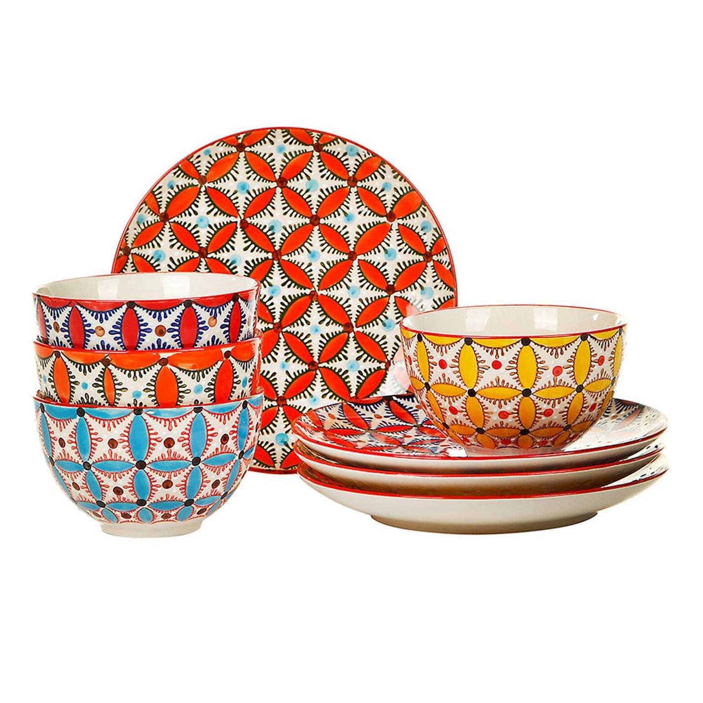 Multicoloured - Pols Potten - PolsPotten Colour Hippy Snack Bowls - Set of 4 - 7