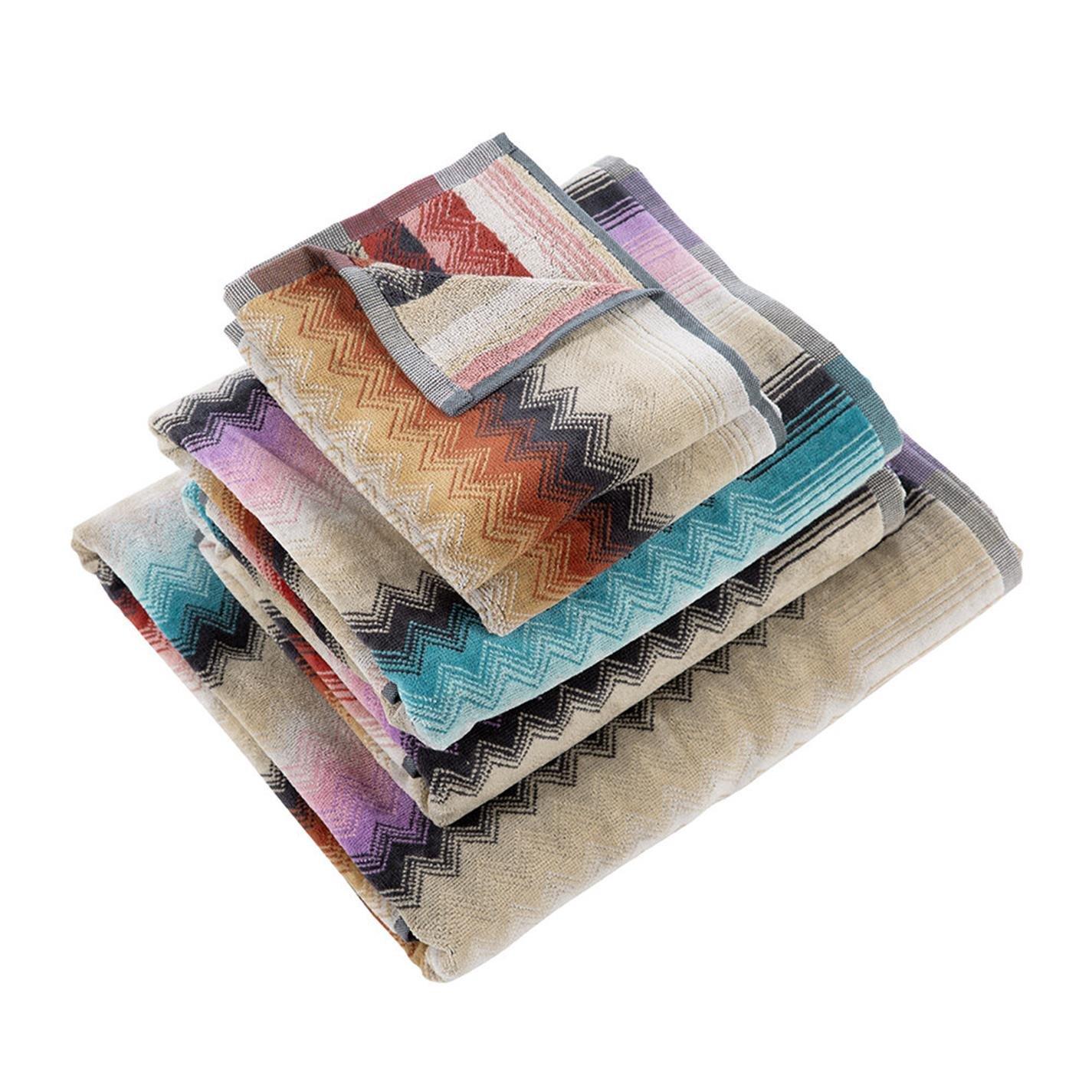 Multicoloured - Missoni Home Collection - Missonihomecollection Byron 5 Piece Towel Set - 1