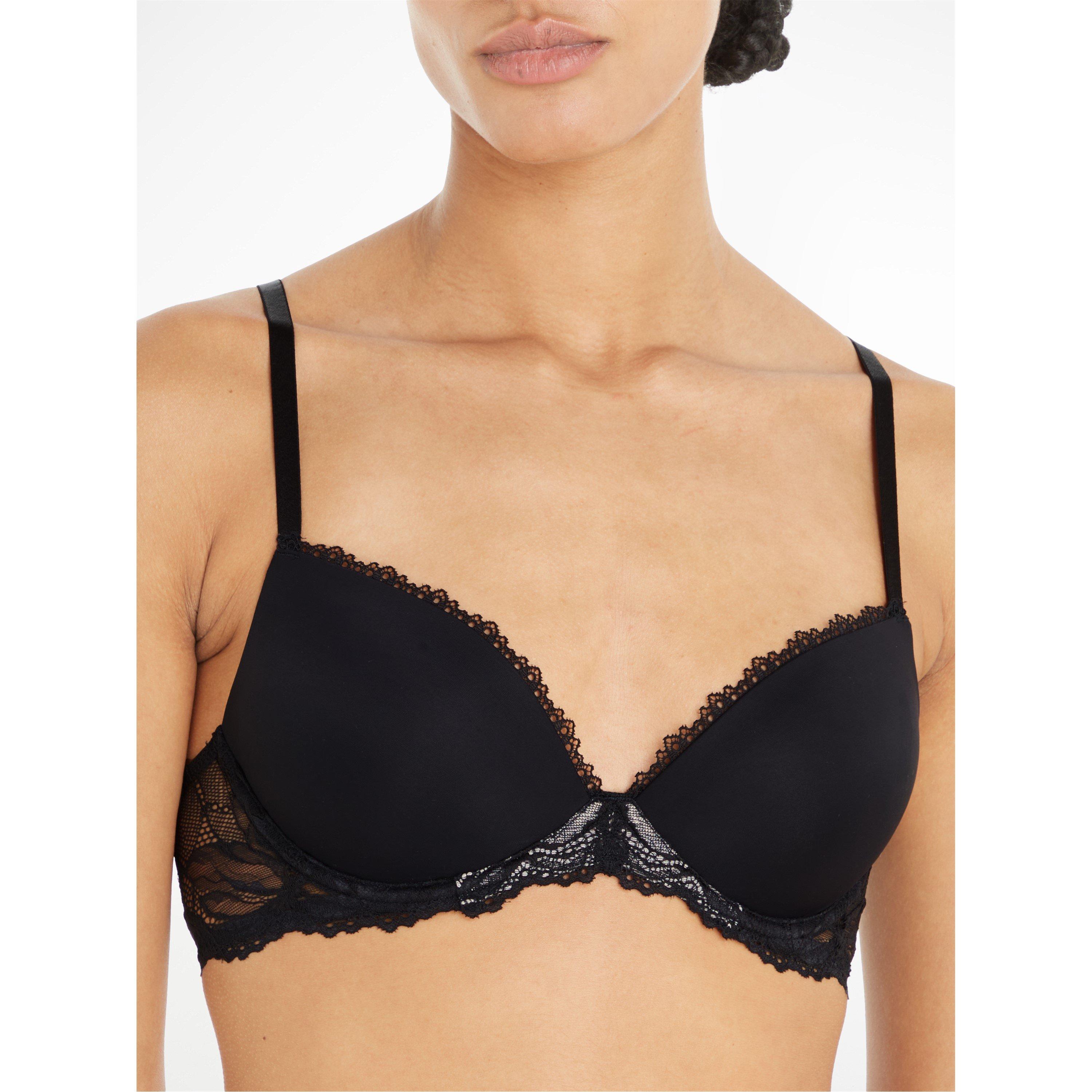 Calvin Klein Women's Lift Demi Bra - Ub1 Black - 34C