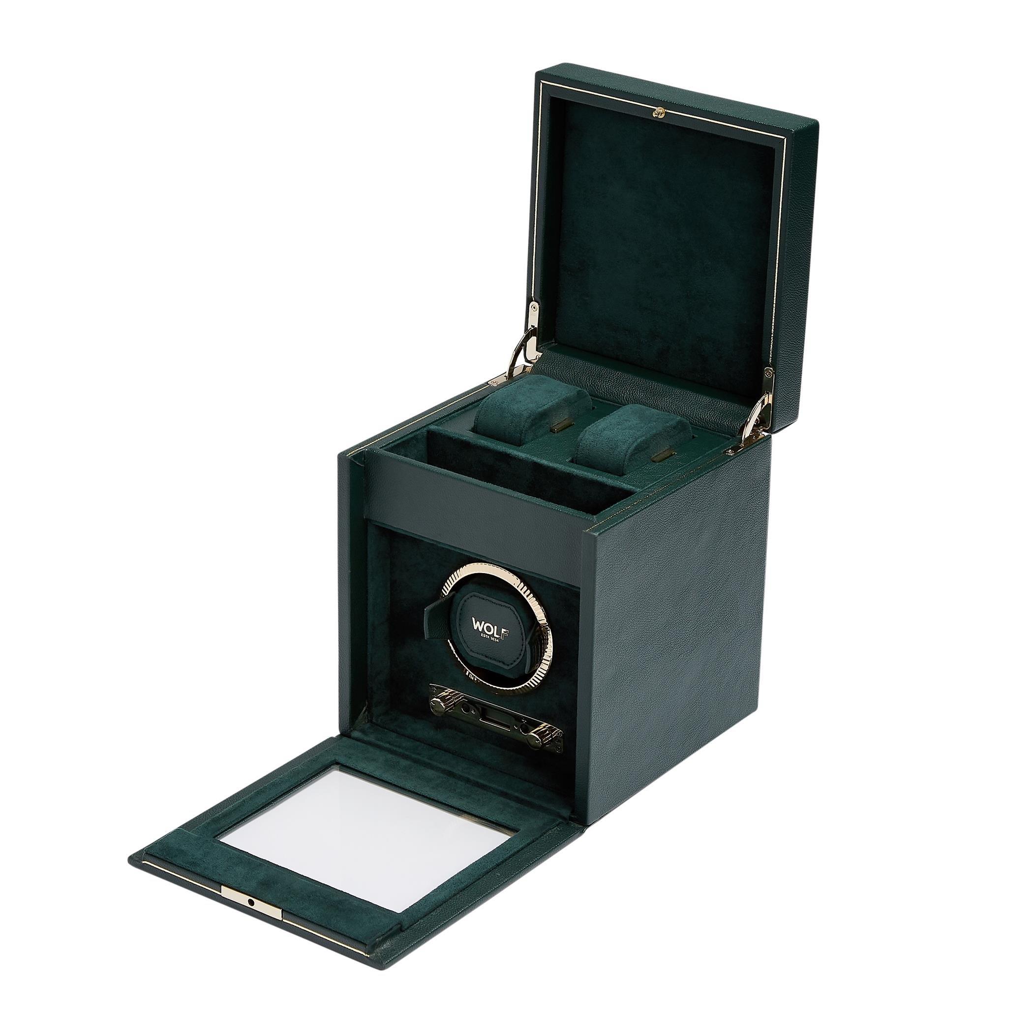 Green - Wolf - British Racing Single Watch Winder - Green - 2