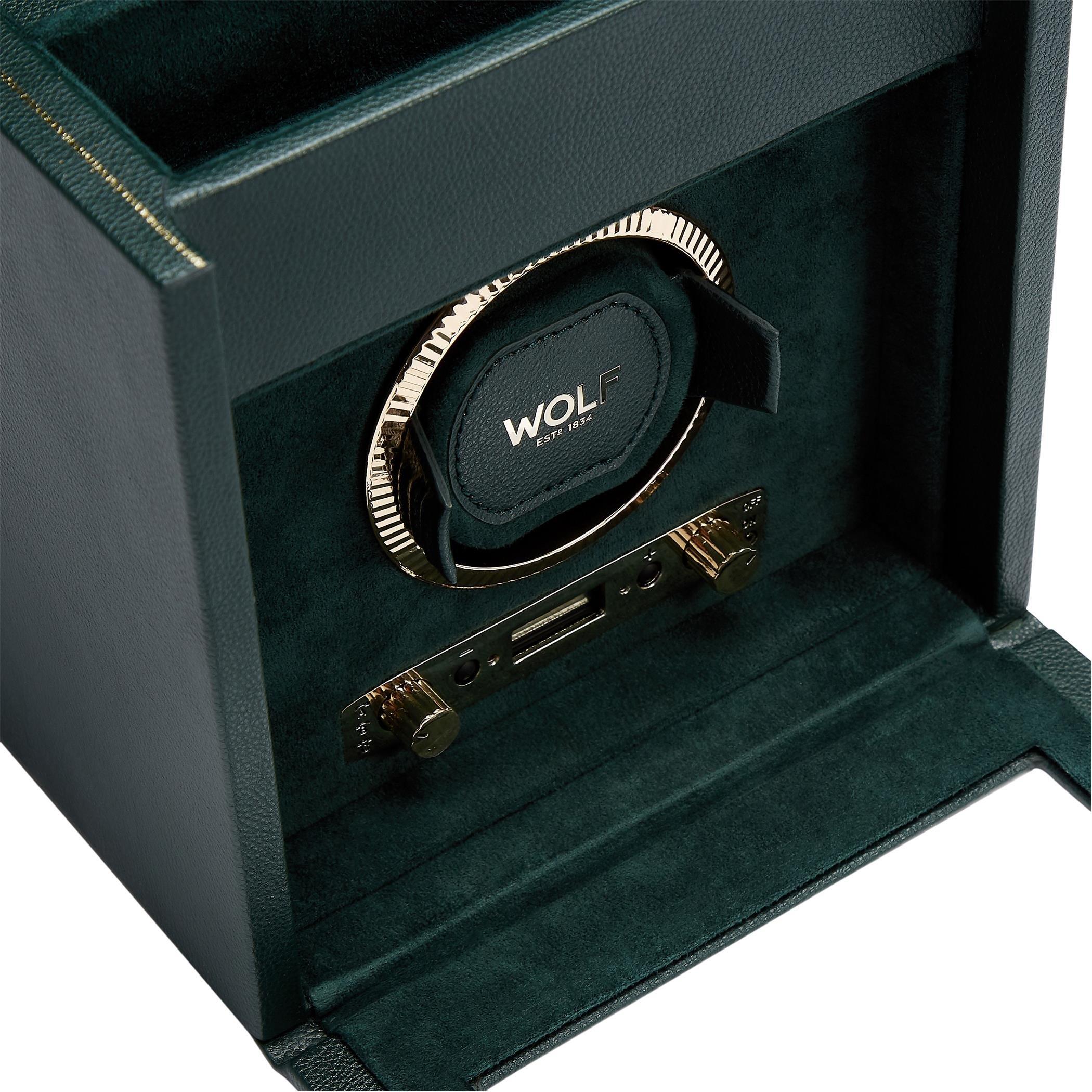Green - Wolf - British Racing Single Watch Winder - Green - 4