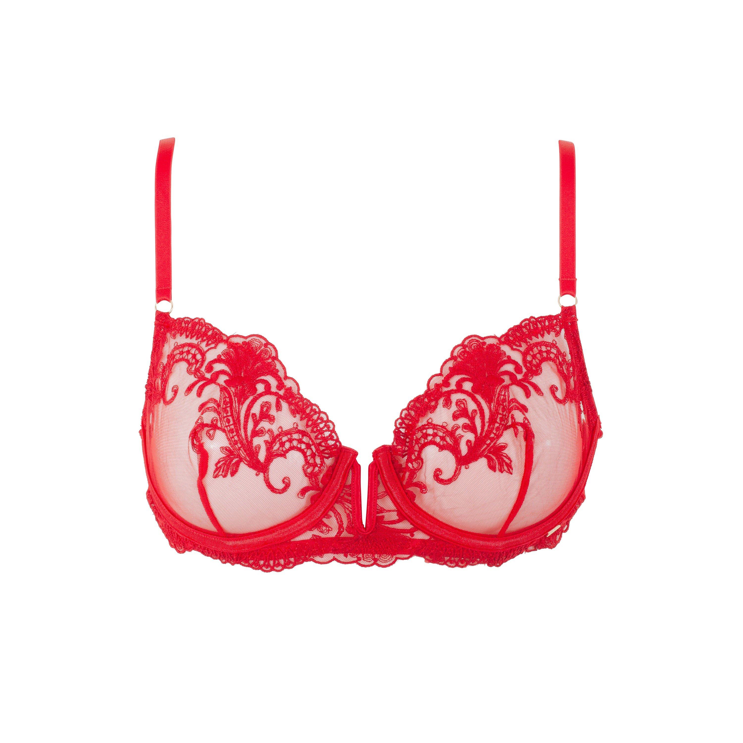 Bluebella Women's Marseille Bra - Tomato Red - 34C