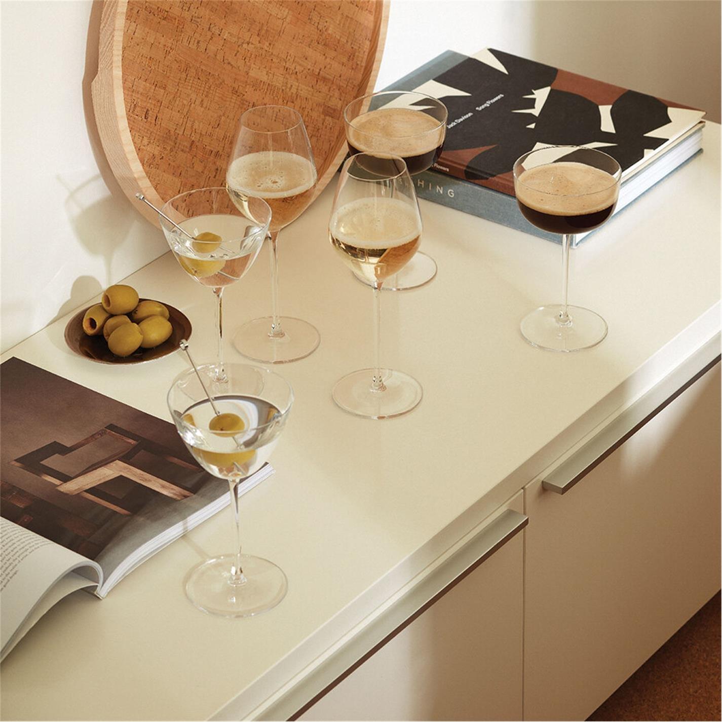 Clear - LSA - Borough Cocktail Saucer - Set of 4 - 2