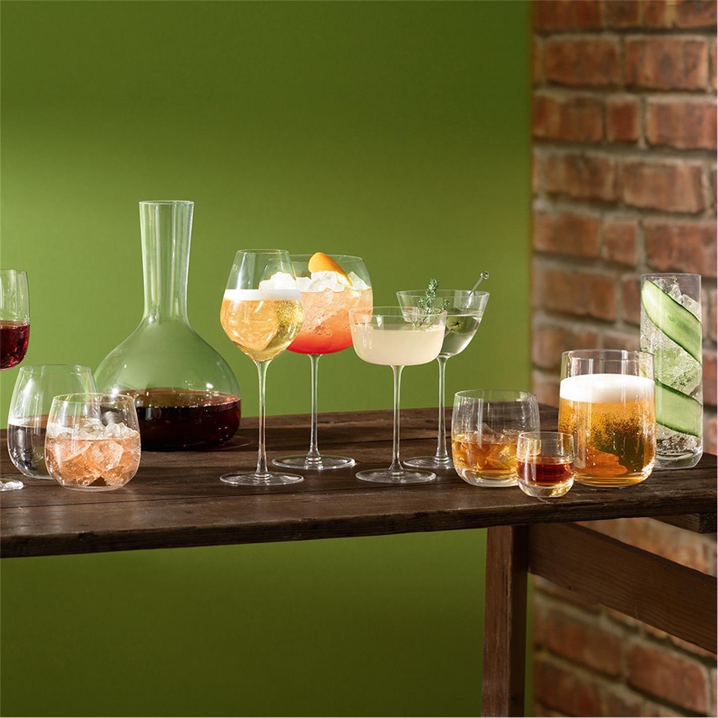 Clear - LSA - Borough Champagne Tulip Glass - Set of 4 - 5
