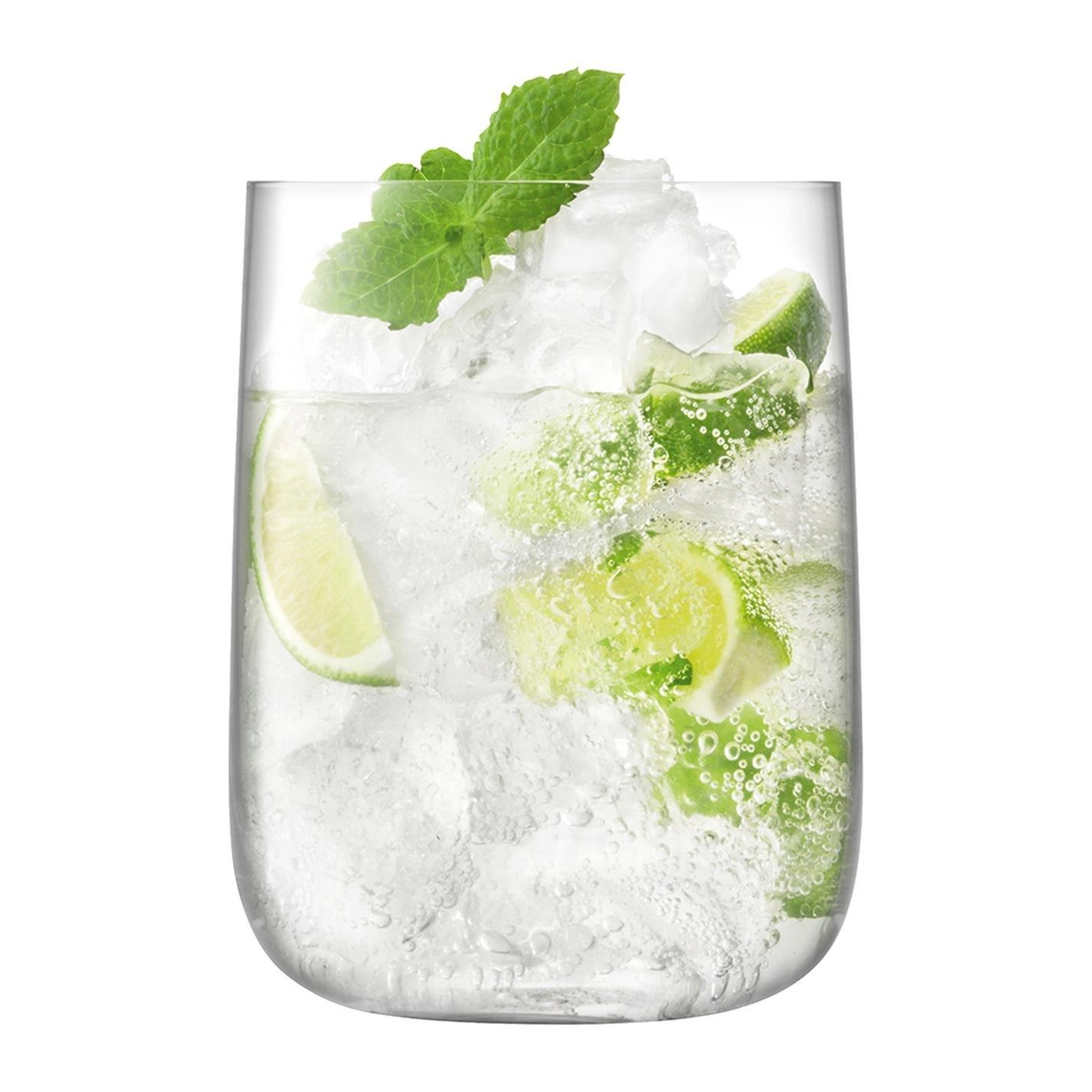 Clear - LSA - Borough Bar Glass - Set of 4 - 5