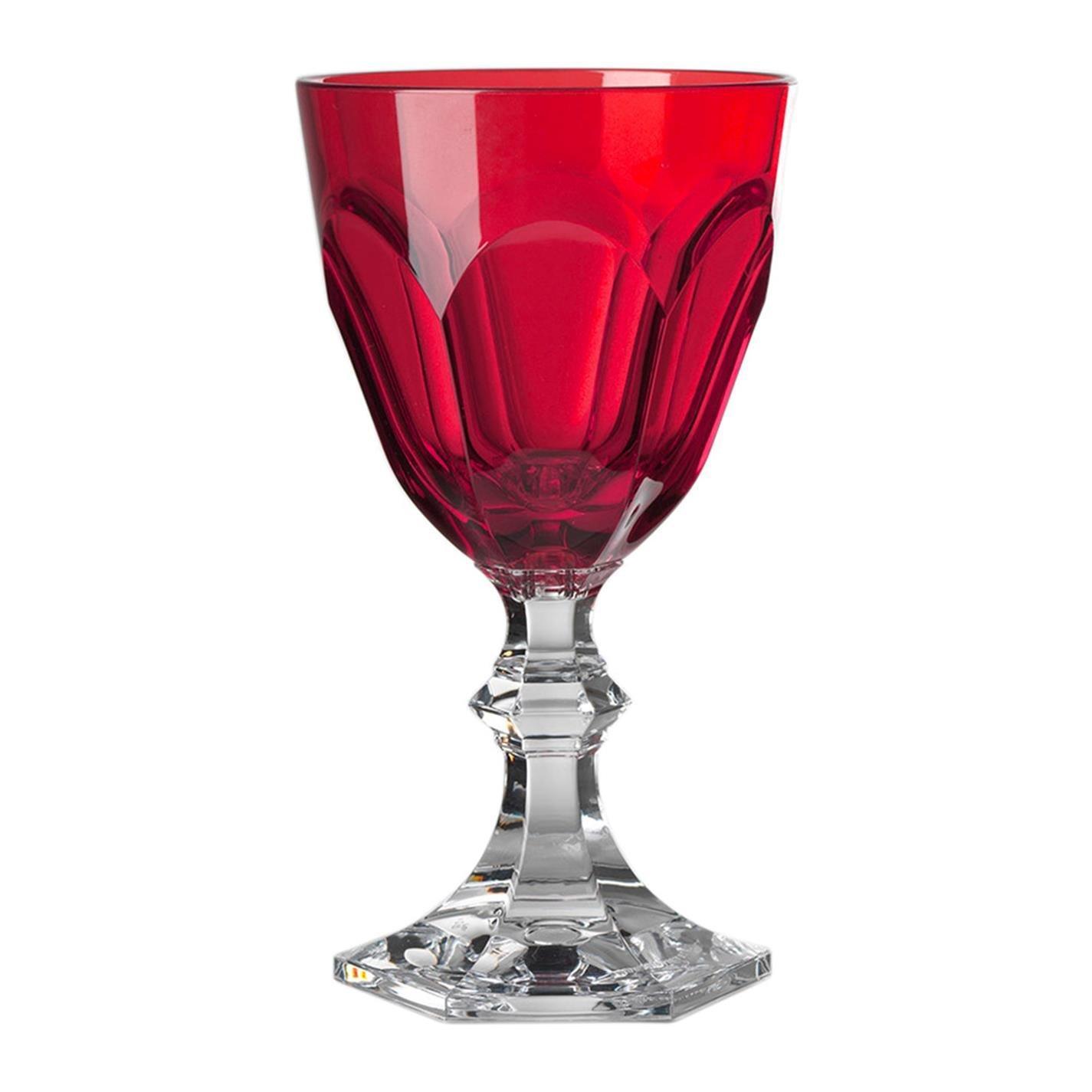 Red - Mario Luca Giusti - Small Dolce Vita Acrylic Wine Glass - 1