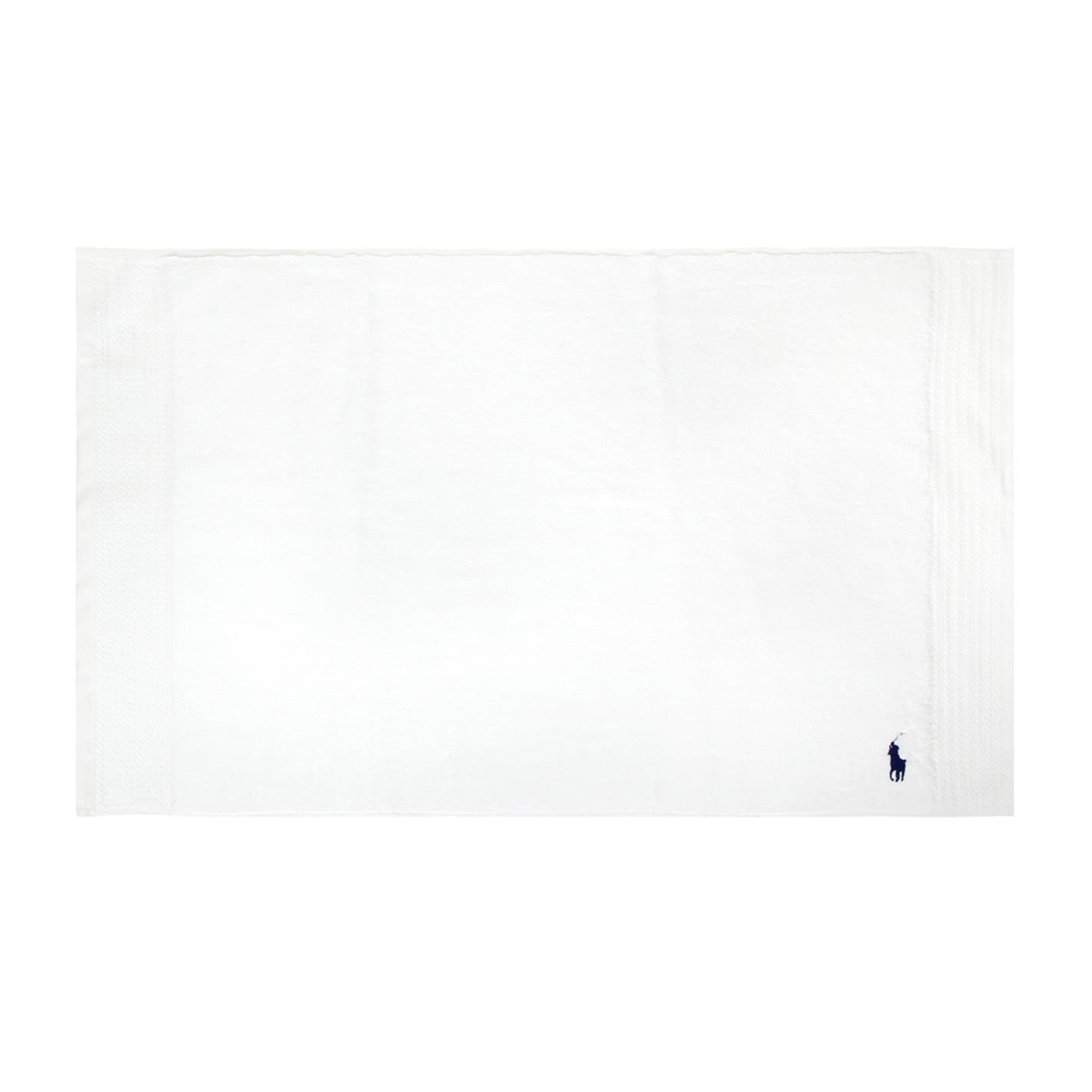 White - Ralph Lauren Home - RalphLaurenHome Small Logo Player Bath Mat - 1