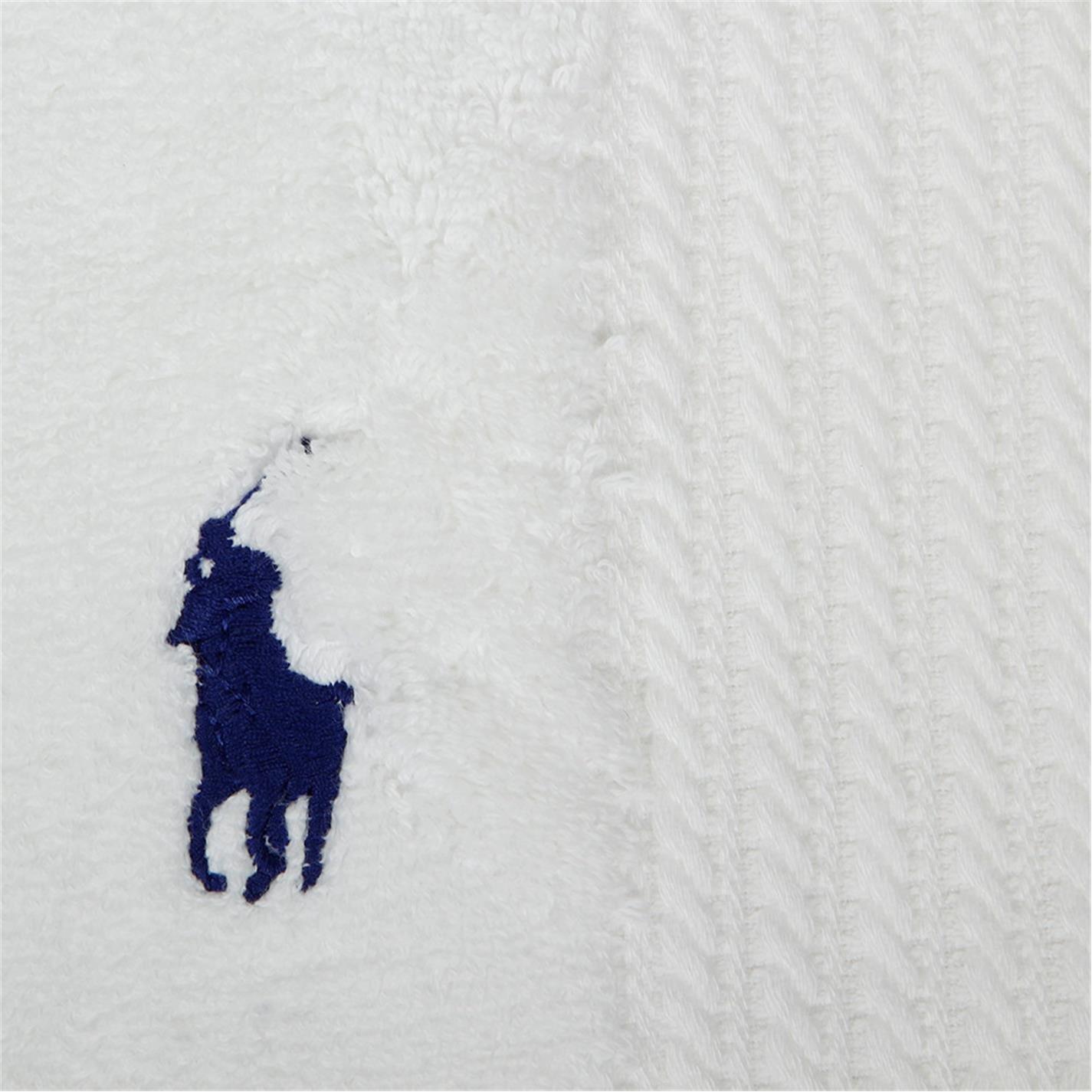 White - Ralph Lauren Home - RalphLaurenHome Small Logo Player Bath Mat - 3