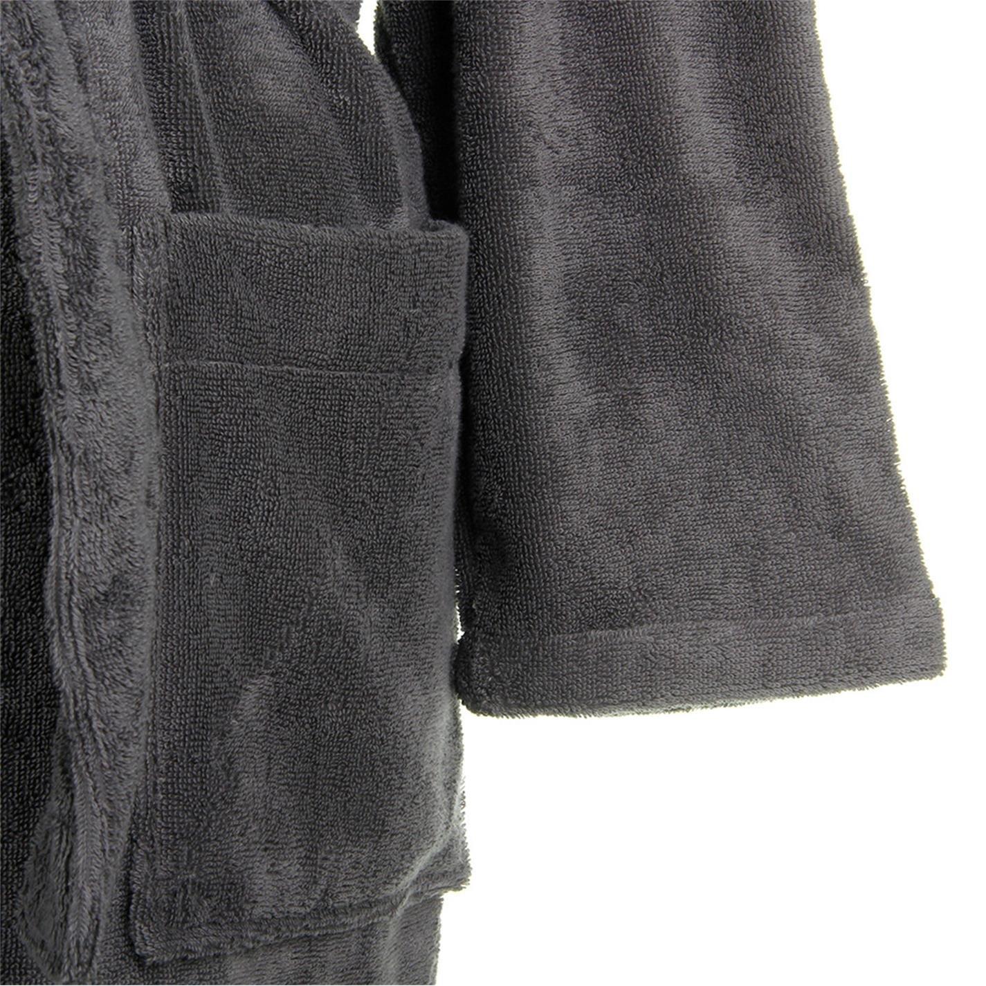 Charcoal - Ralph Lauren Home - RalphLaurenHome Langdon Bathrobe - Charcoal - 3