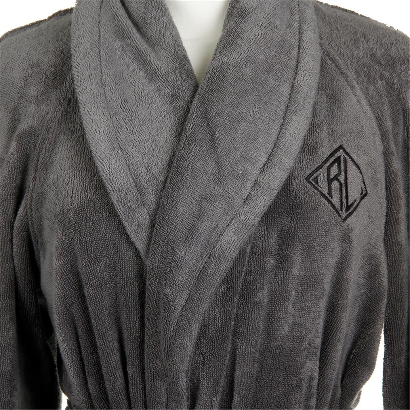 Charcoal - Ralph Lauren Home - RalphLaurenHome Langdon Bathrobe - Charcoal - 4