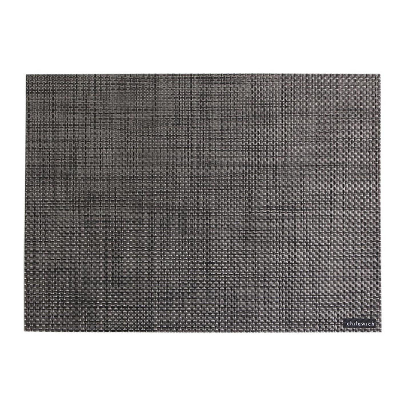 Carbon - Chilewich - Basketweave Rectangle Placemat - 1