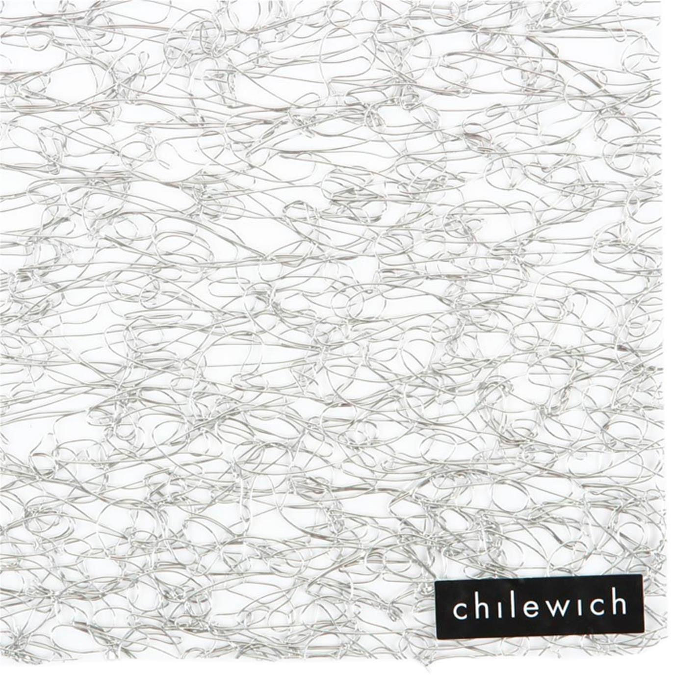 Silver - Chilewich - Metallic Lace Rectangle Placemat - 3