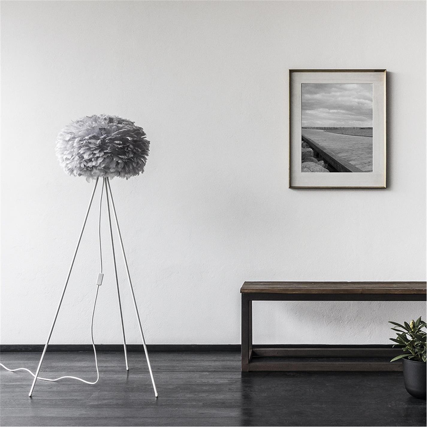 Grey - UMAGE - Eos Feather Lamp Shade - 4