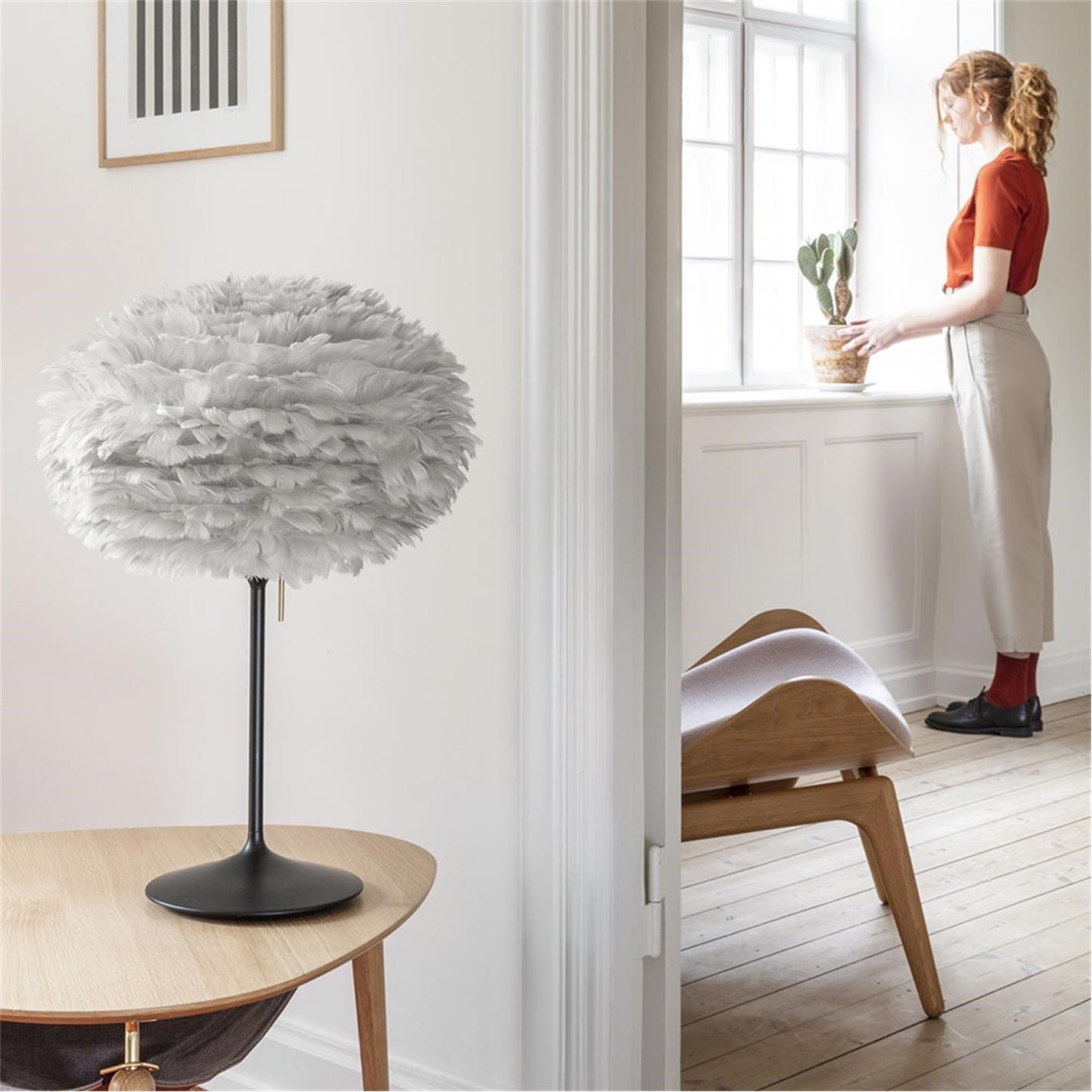 Grey - UMAGE - Eos Feather Lamp Shade - 5