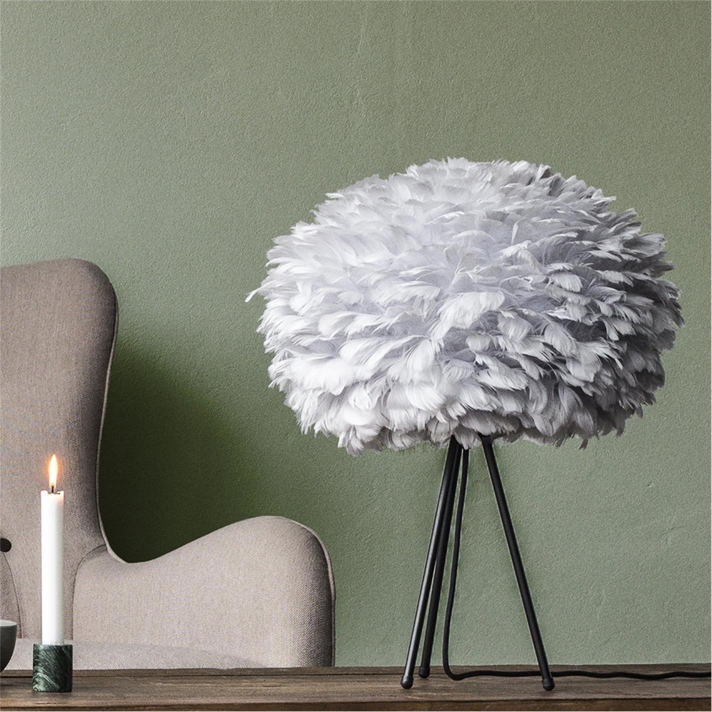 Grey - UMAGE - Eos Feather Lamp Shade - 9
