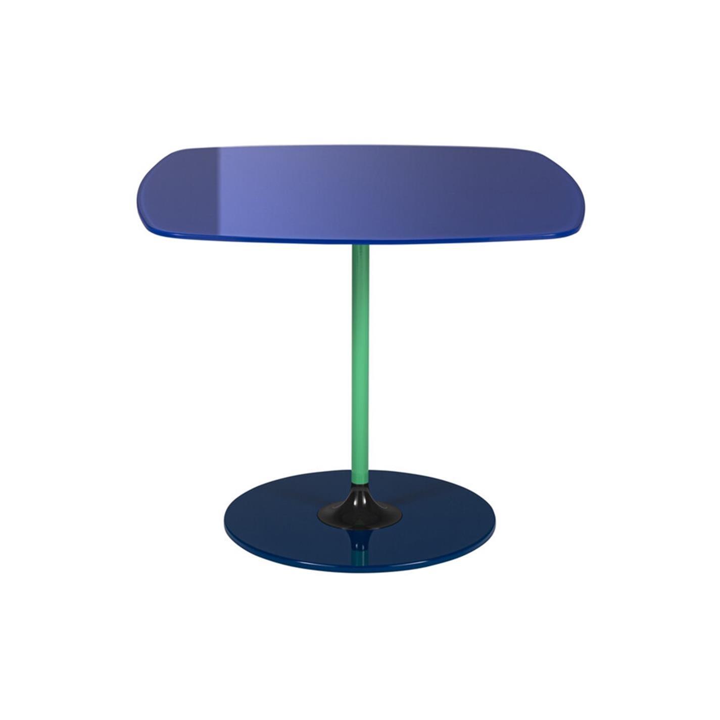 Blue - Kartell - Thierry Side Table - Square - 1