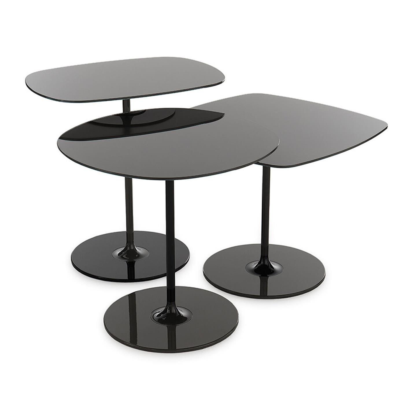 Black - Kartell - Thierry Side Table - Square - 4