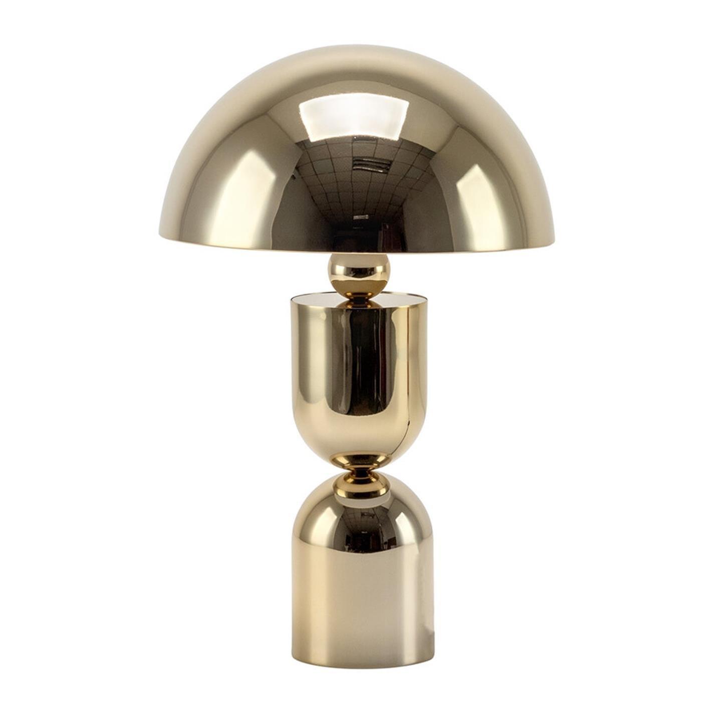 Brass - houseof - Mushroom Dome Table Lamp - 1
