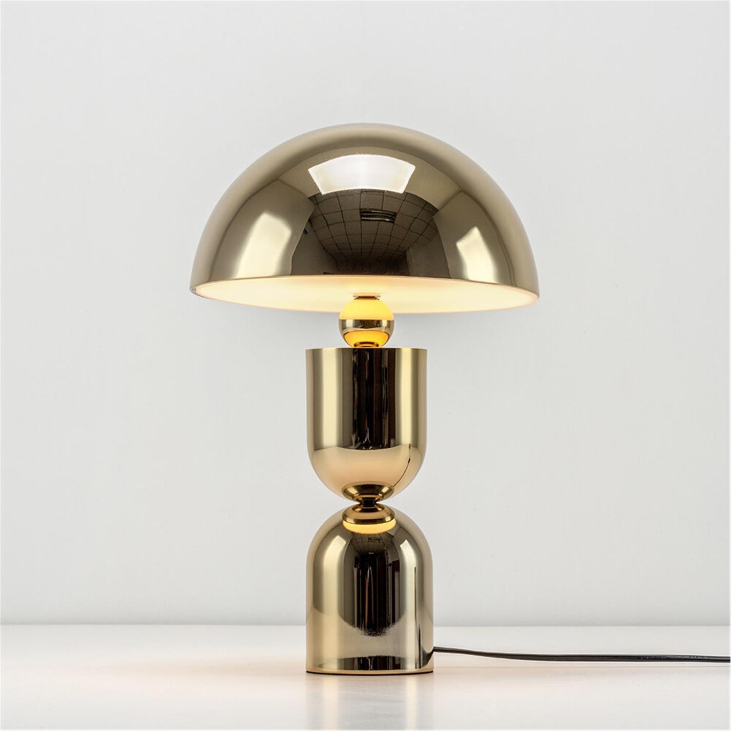 Brass - houseof - Mushroom Dome Table Lamp - 3