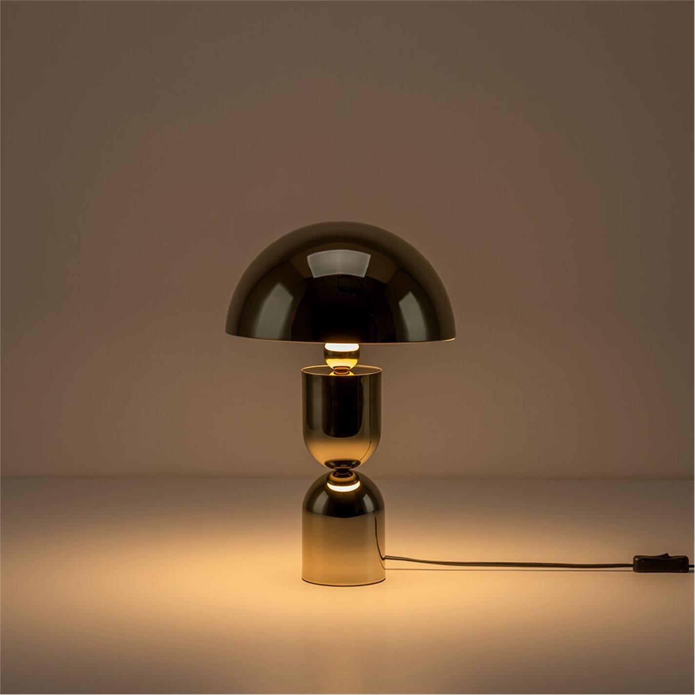 Brass - houseof - Mushroom Dome Table Lamp - 4