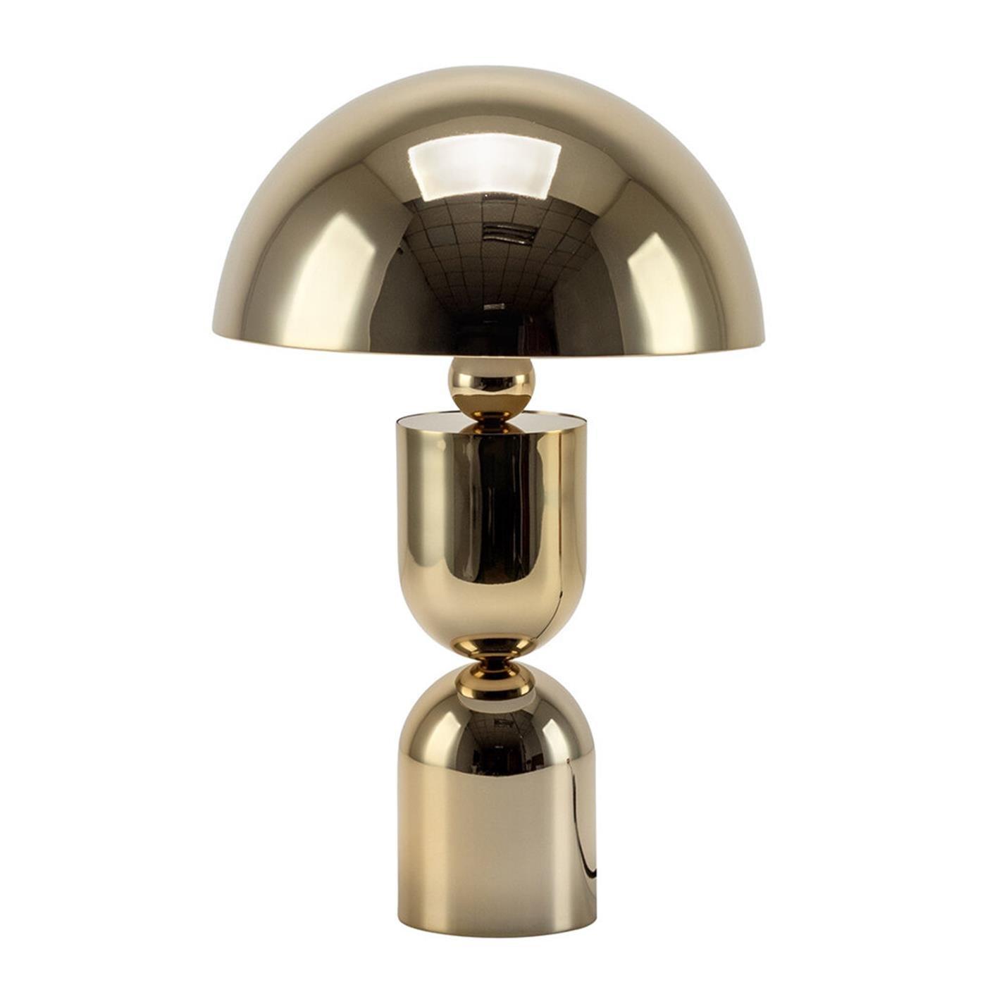 Brass - houseof - Mushroom Dome Table Lamp - 5