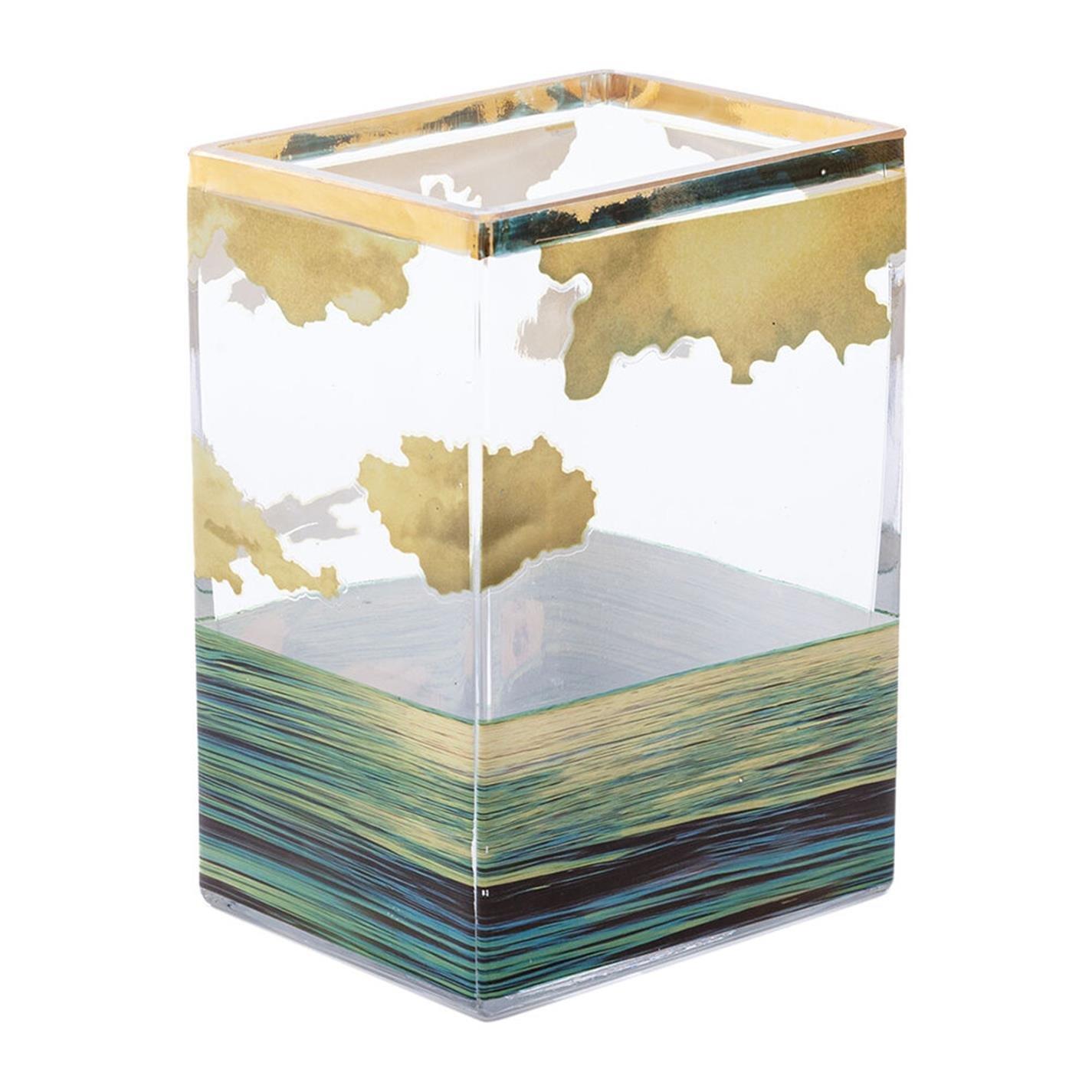 Sea Girl Small - Seletti wears Toiletpaper - Toiletpaper Square Glass Vase - Sea Girl - 2
