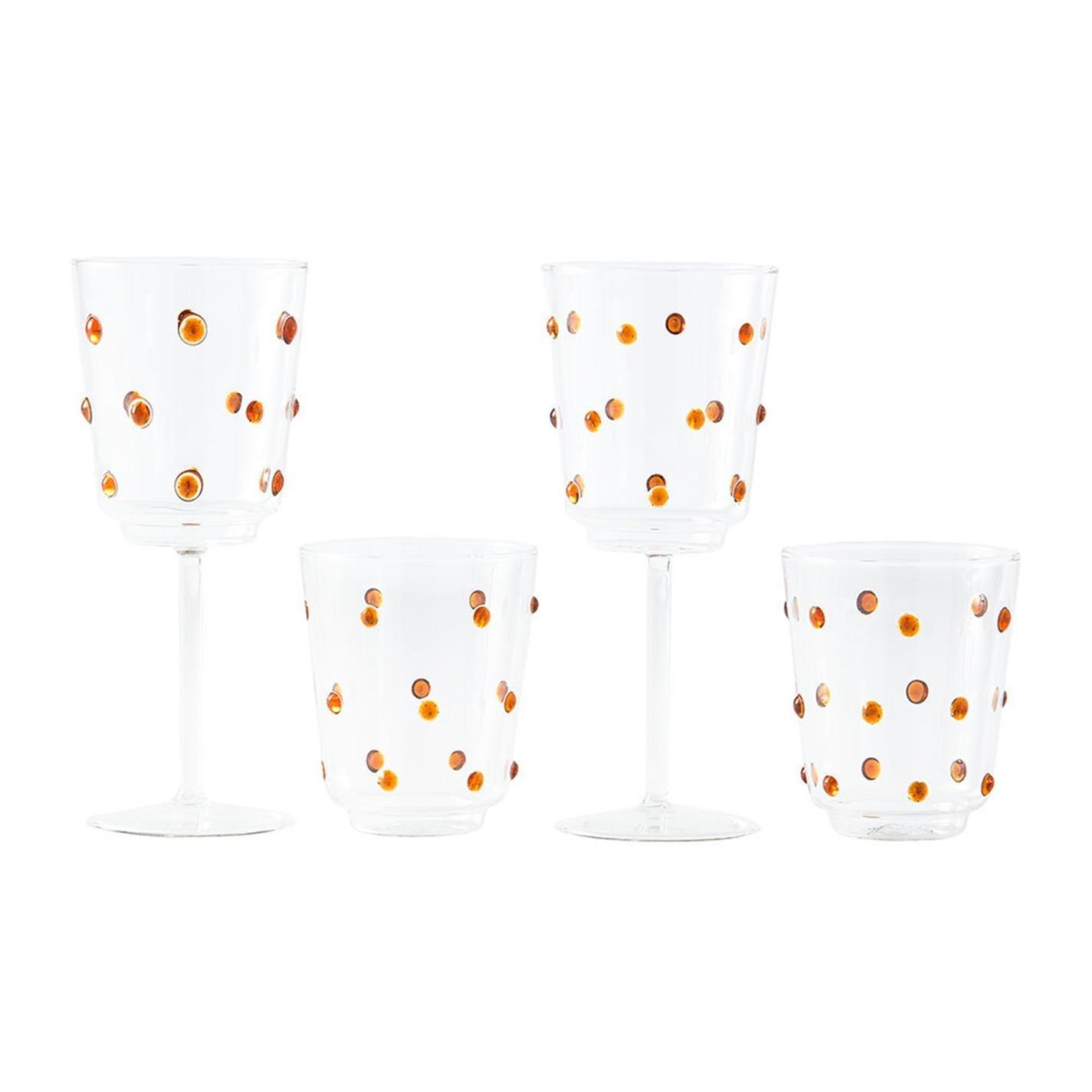 Yellow - Pols Potten - Nob Wine Glass - Set of 2 - 3