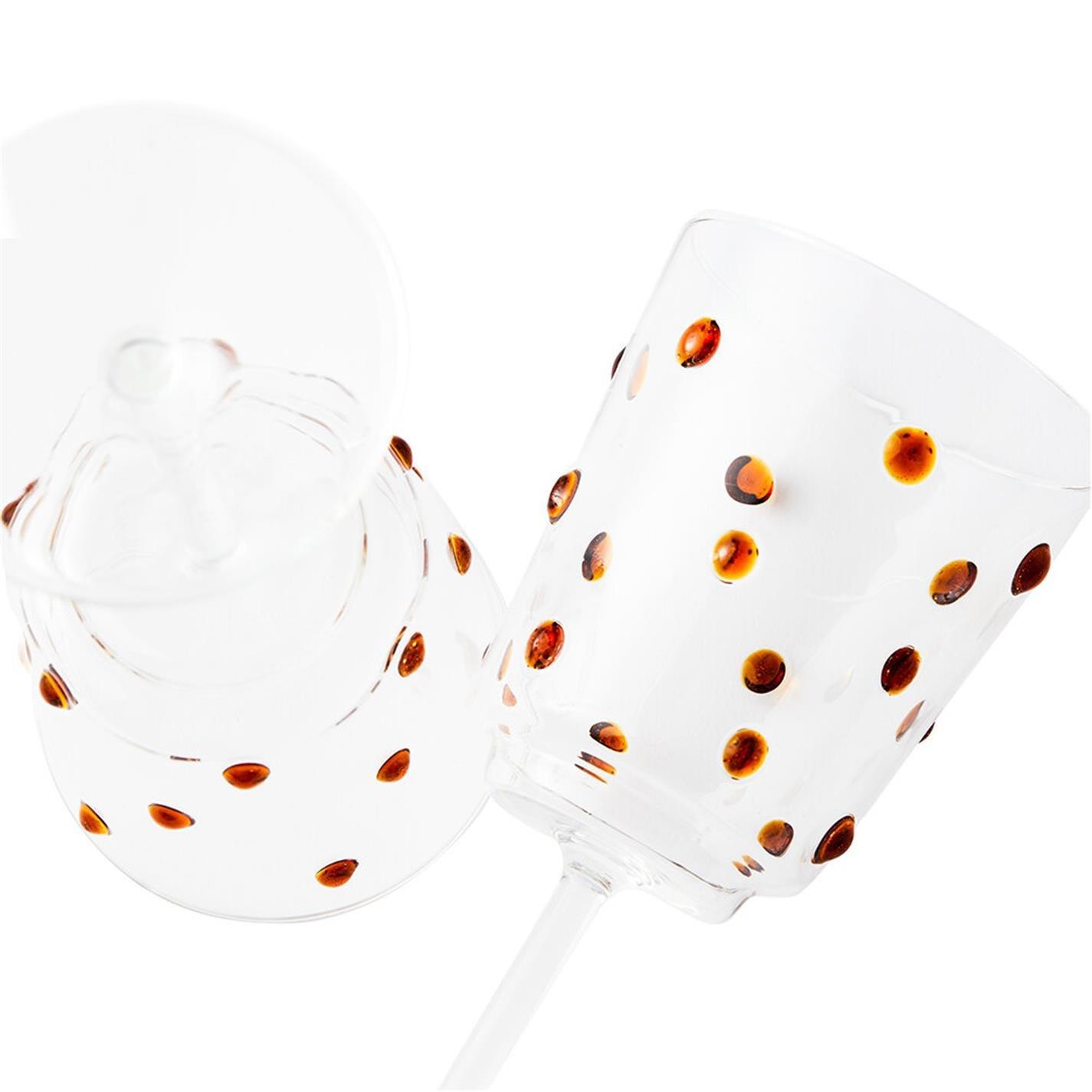 Yellow - Pols Potten - Nob Wine Glass - Set of 2 - 4