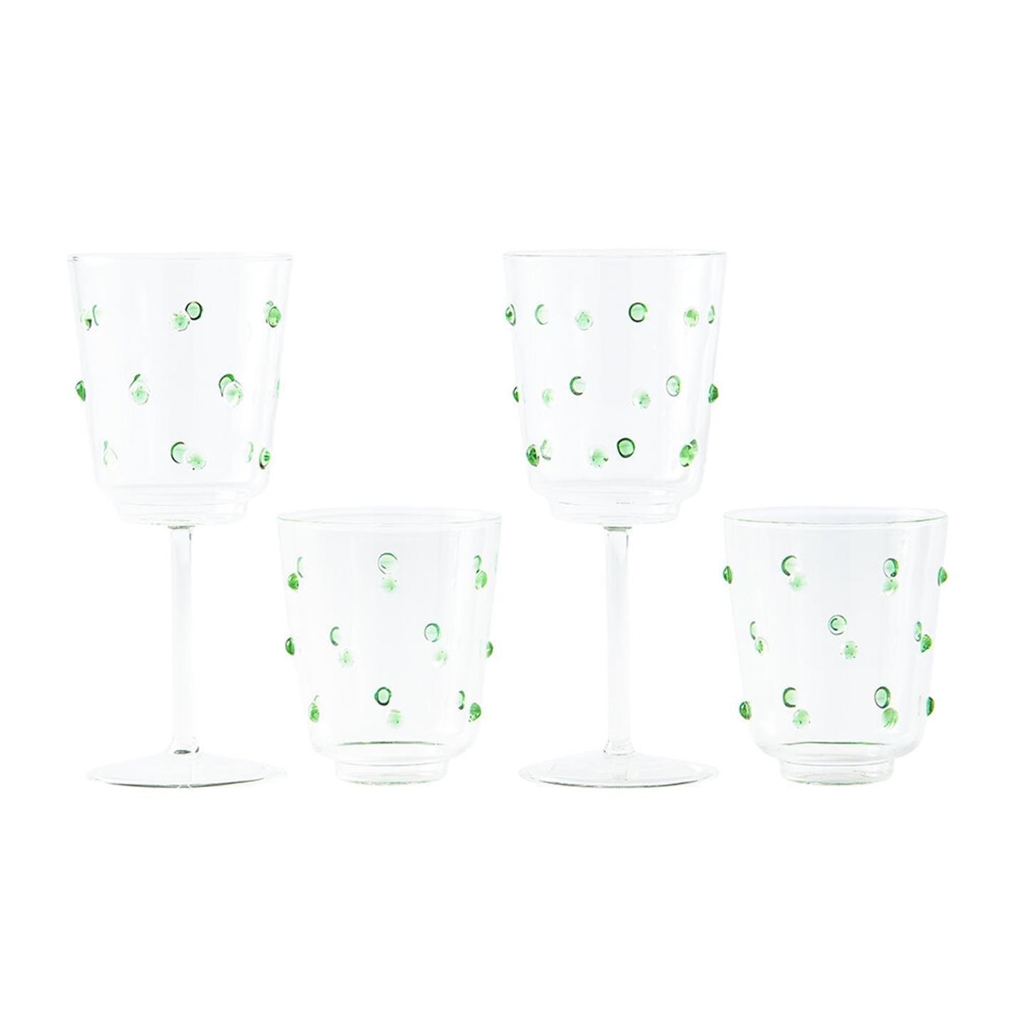 Olive Green - Pols Potten - PolsPotten Nob Wine Glass - Set of 2 - 3