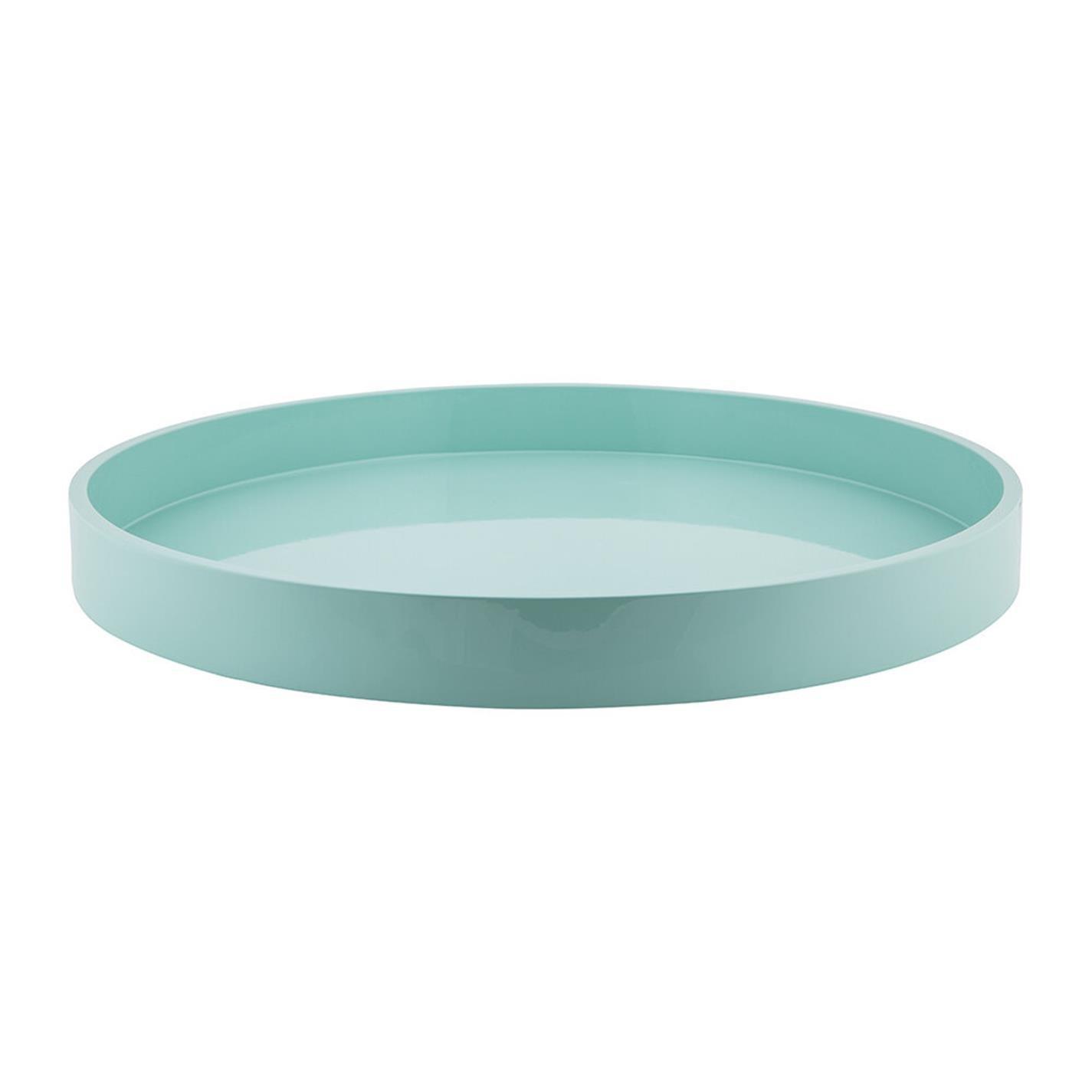 Eau De Nil - Addison Ross - AddisonRoss Lacquered Round Tray - 20 - 3