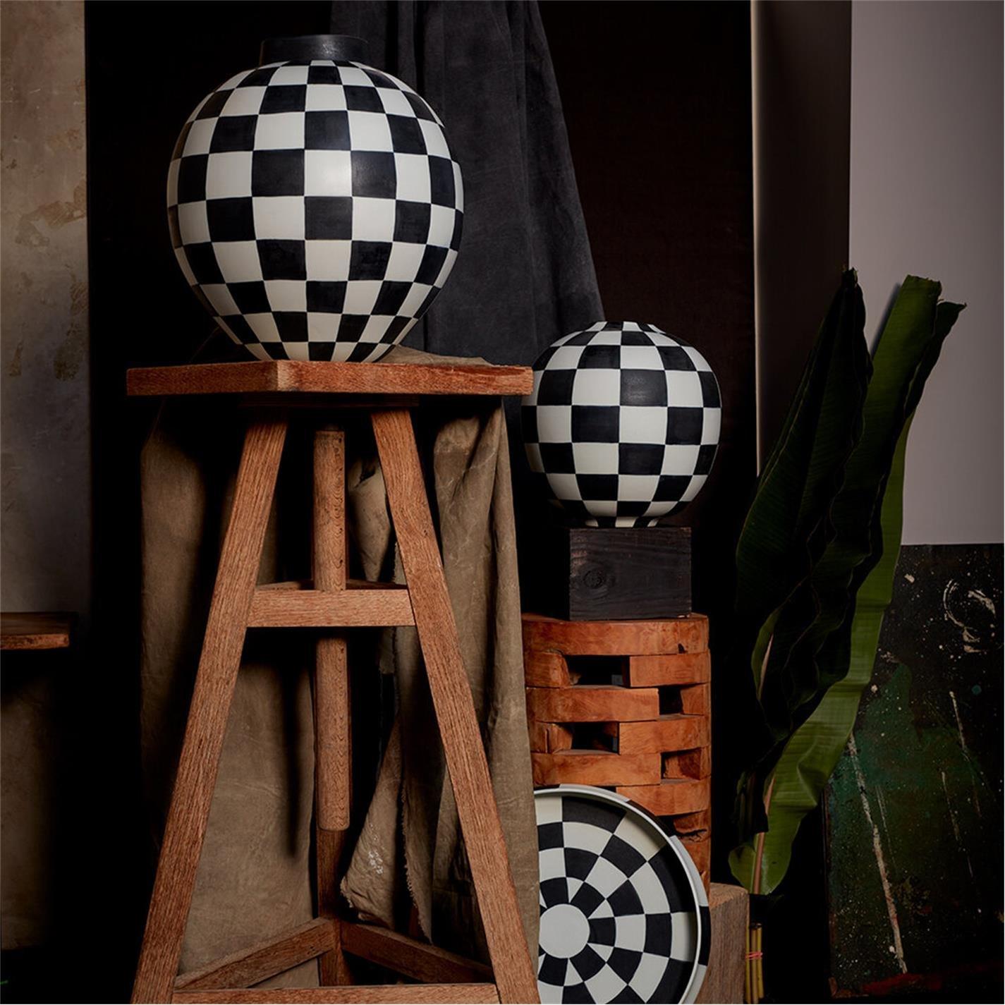 Black and White - LObjet - LObjet Damier Vase - 7