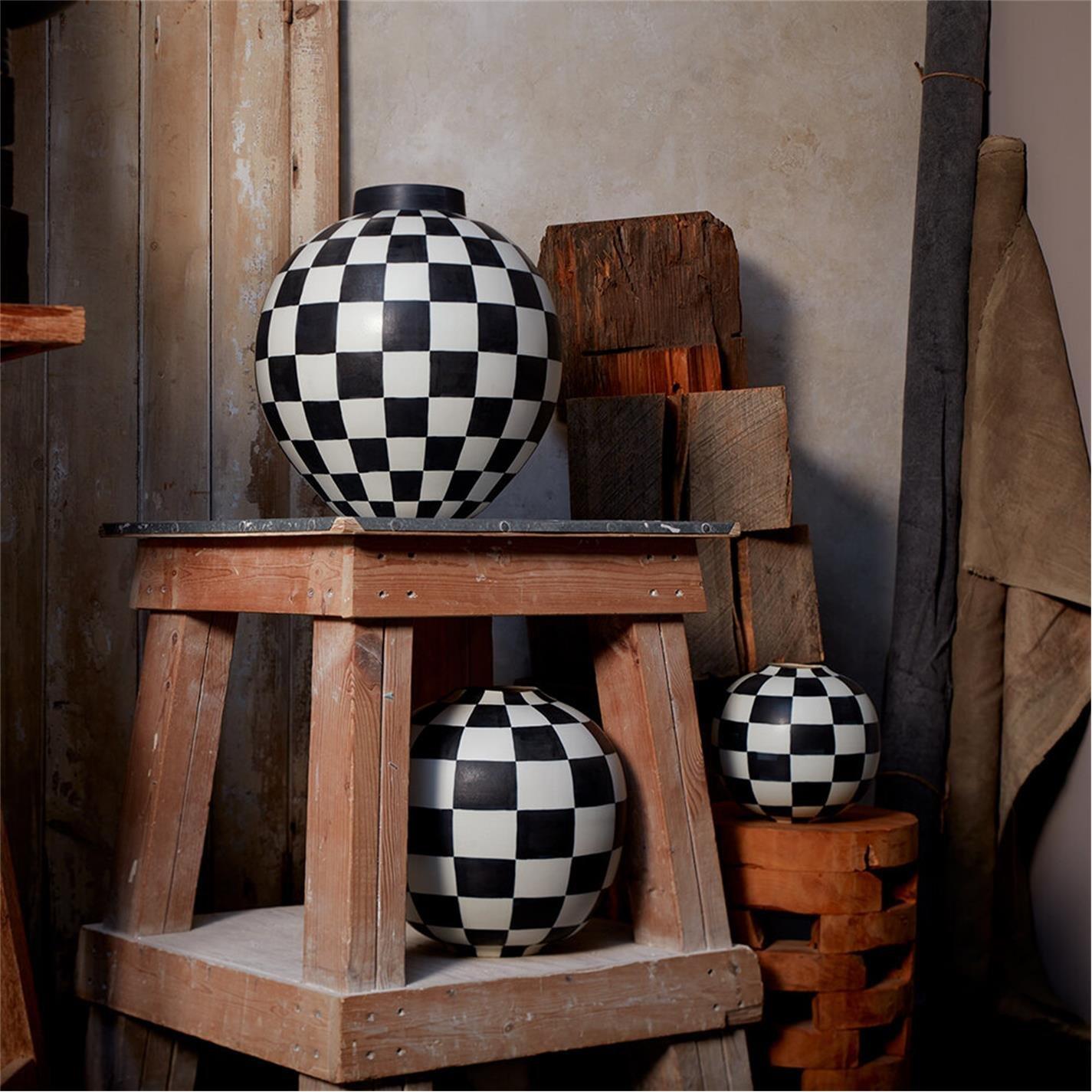 Black and White - LObjet - LObjet Damier Vase - 8