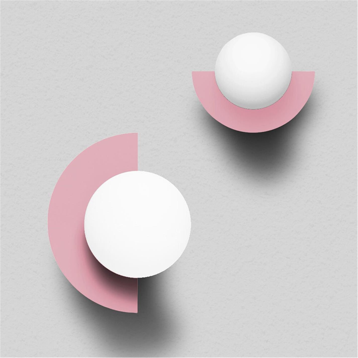 Pink - Swedish Ninja - Candy Little Circle Wall Light - 2