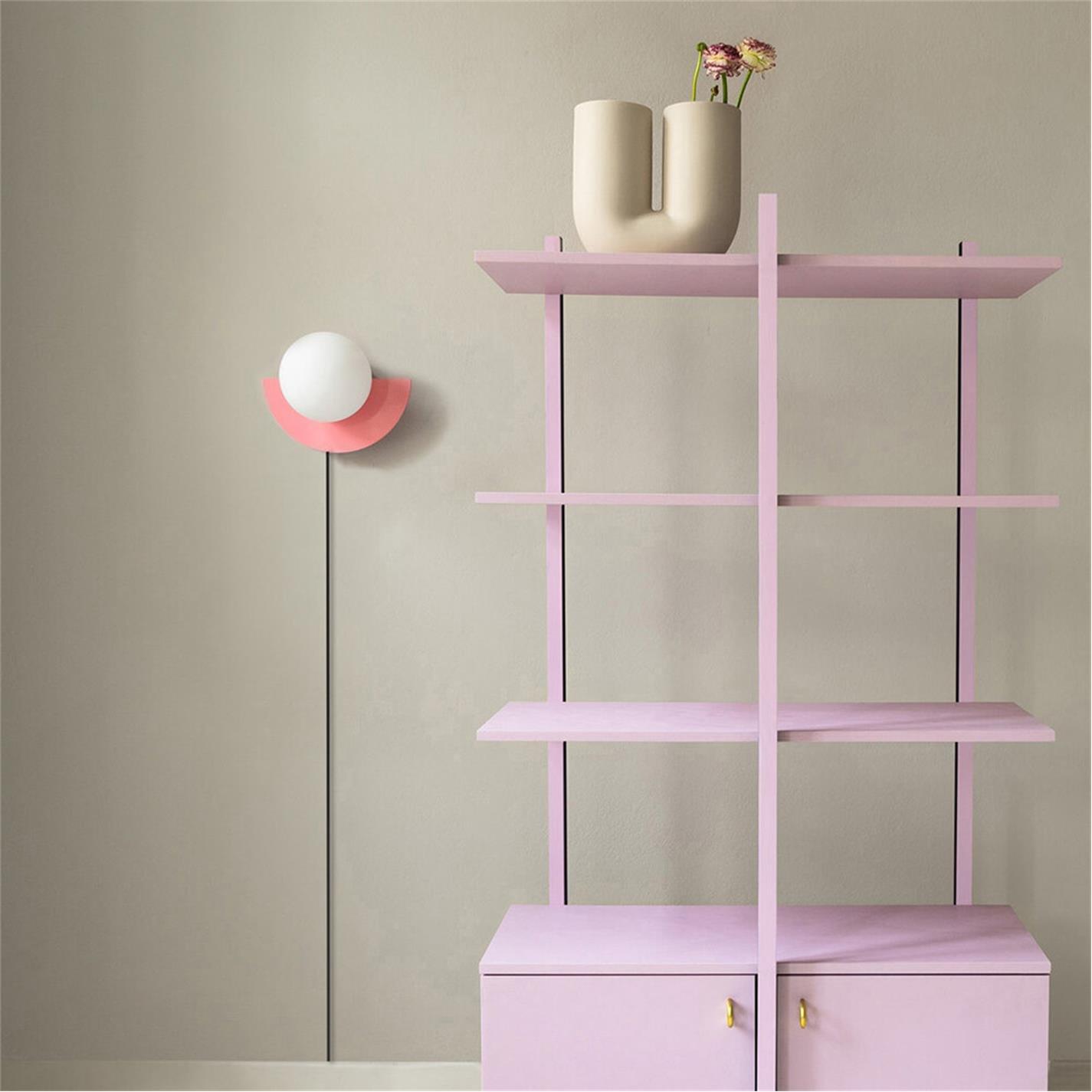 Pink - Swedish Ninja - Candy Little Circle Wall Light - 5