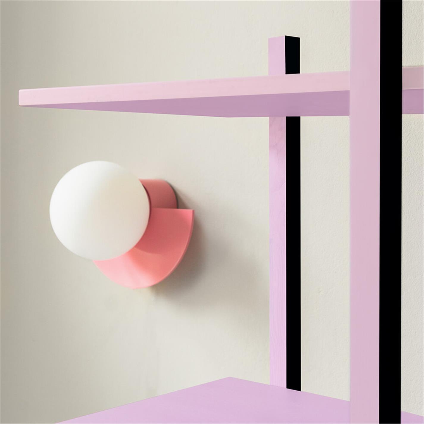 Pink - Swedish Ninja - Candy Little Circle Wall Light - 6
