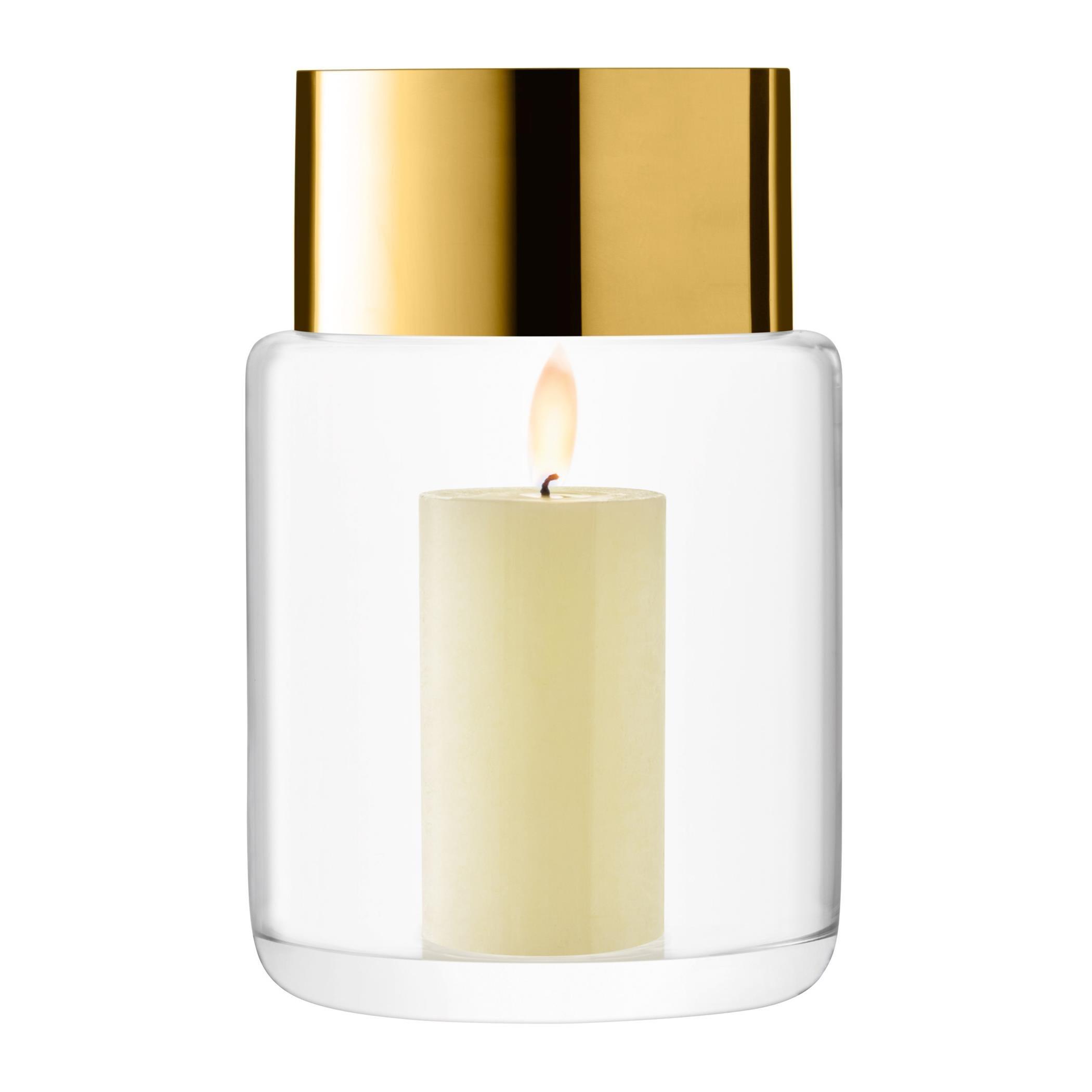 Gold - LSA - Aurum Vase - Clear/Gold - 4