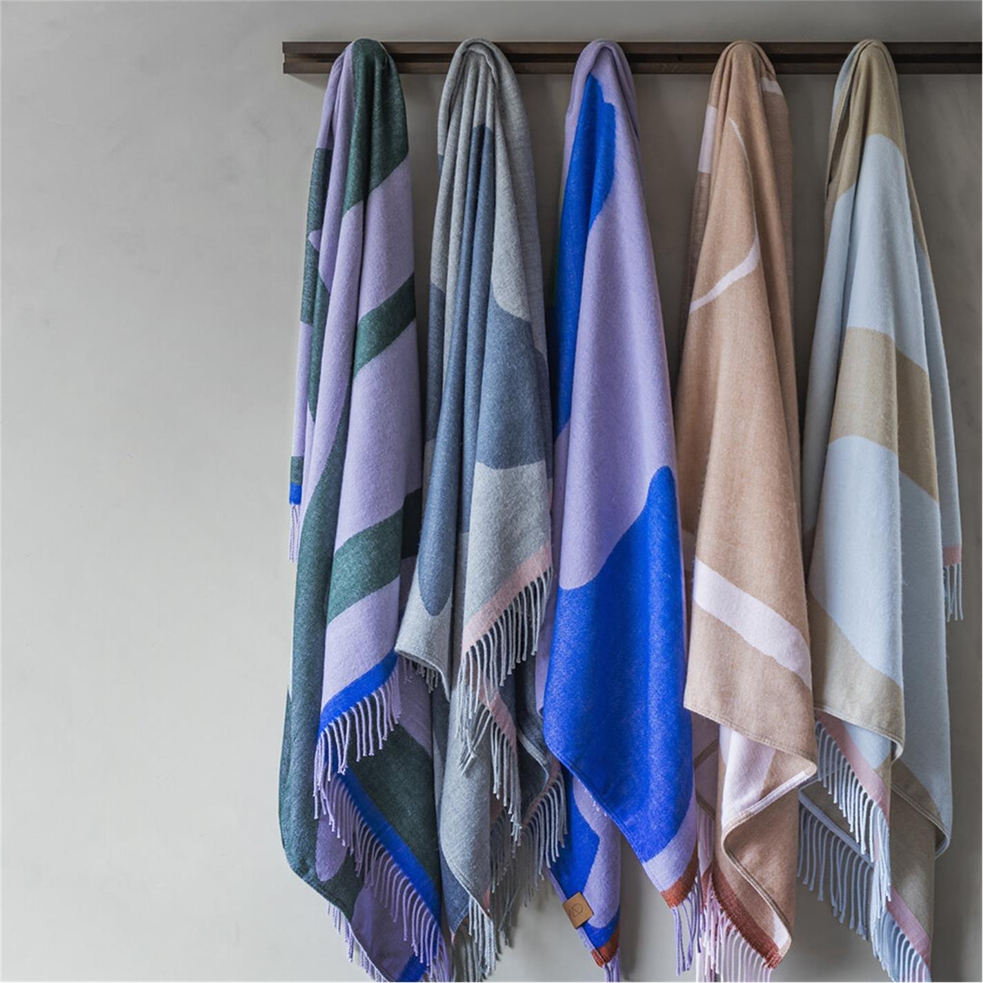 Lilac/Forest - Mette Ditmer Denmark - MetteDitmerDenmark Gallery Throw - 4