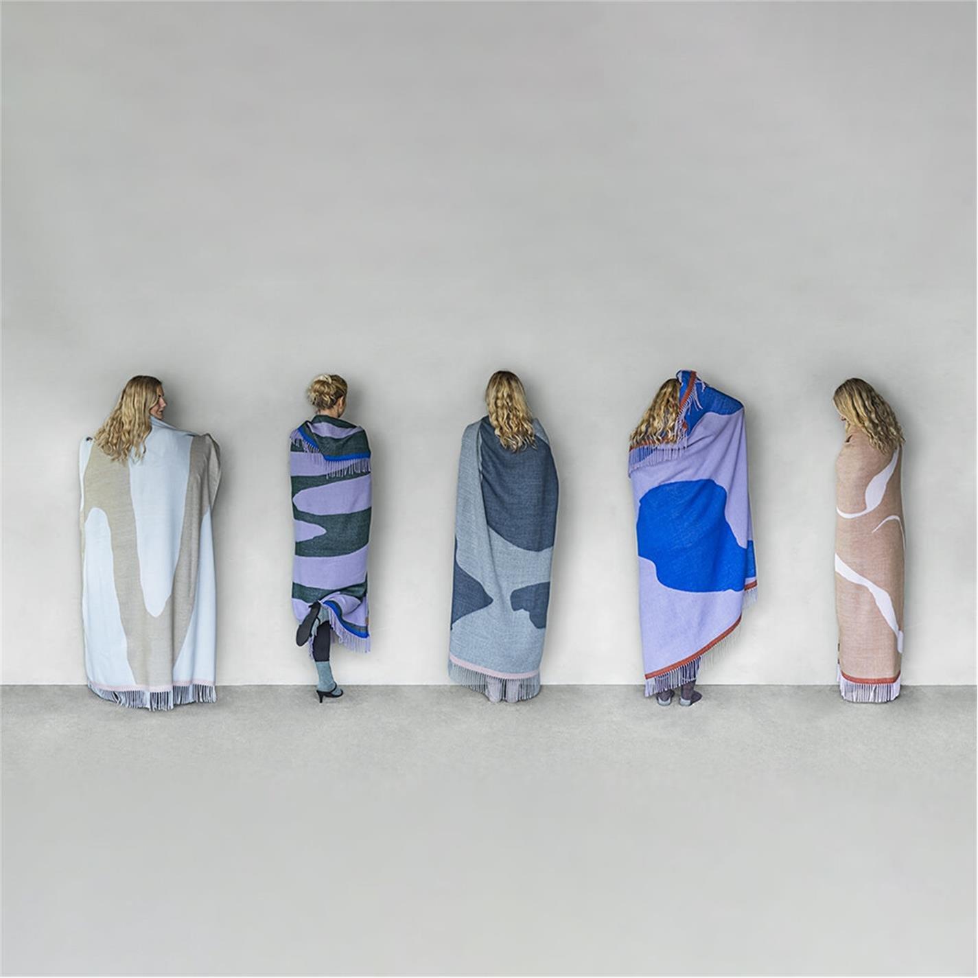 Lilac/Forest - Mette Ditmer Denmark - MetteDitmerDenmark Gallery Throw - 6