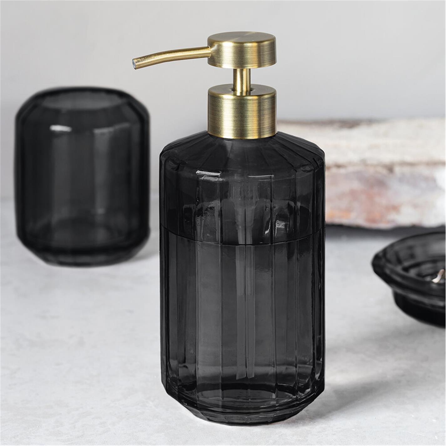 Black - Mette Ditmer Denmark - MetteDitmerDenmark Vision Tall Soap Dispenser - 4