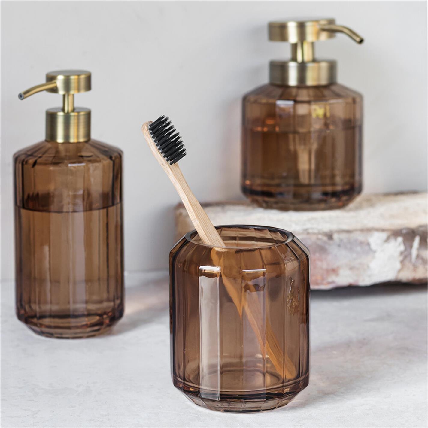 Amber - Mette Ditmer Denmark - Mette-Ditmer-Denmark Vision Glass Toothbrush Holder - 7