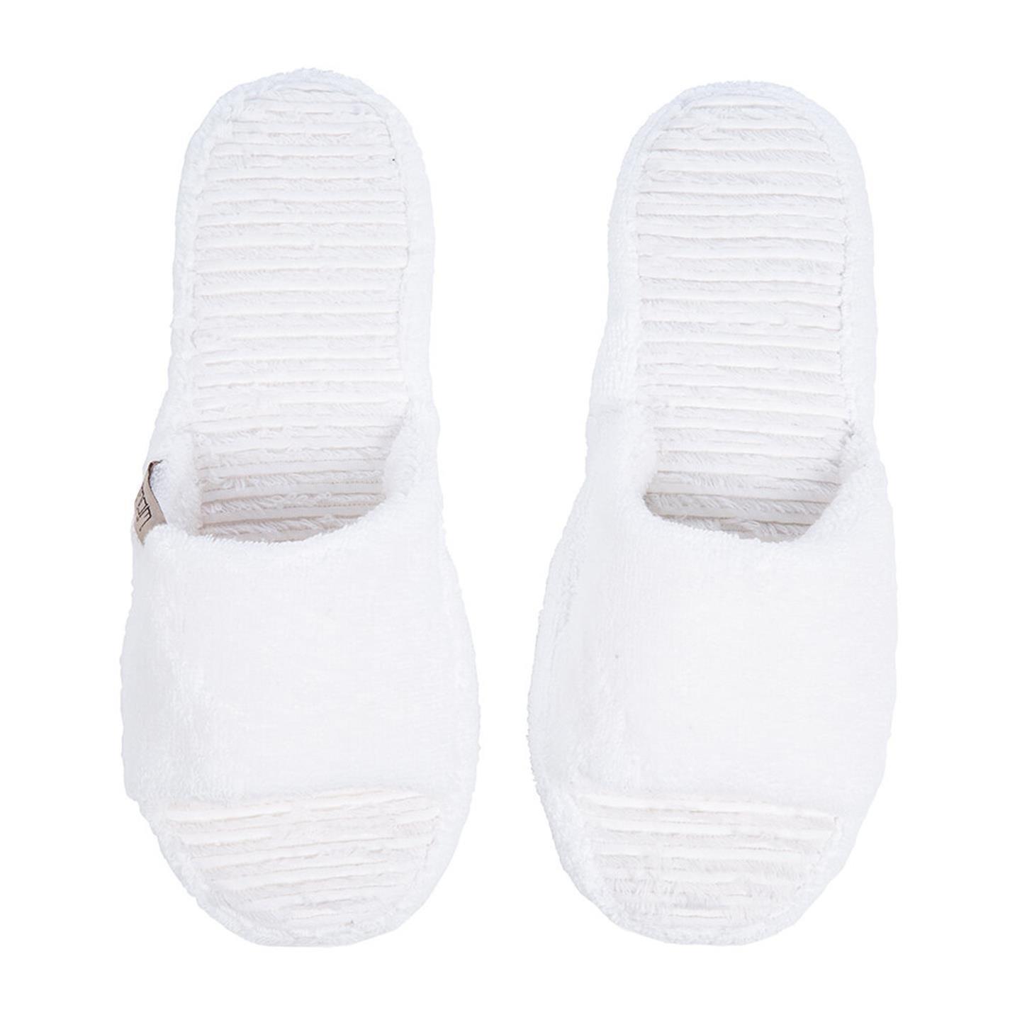 White - Hamam - Galata Organic Slippers - White - 1