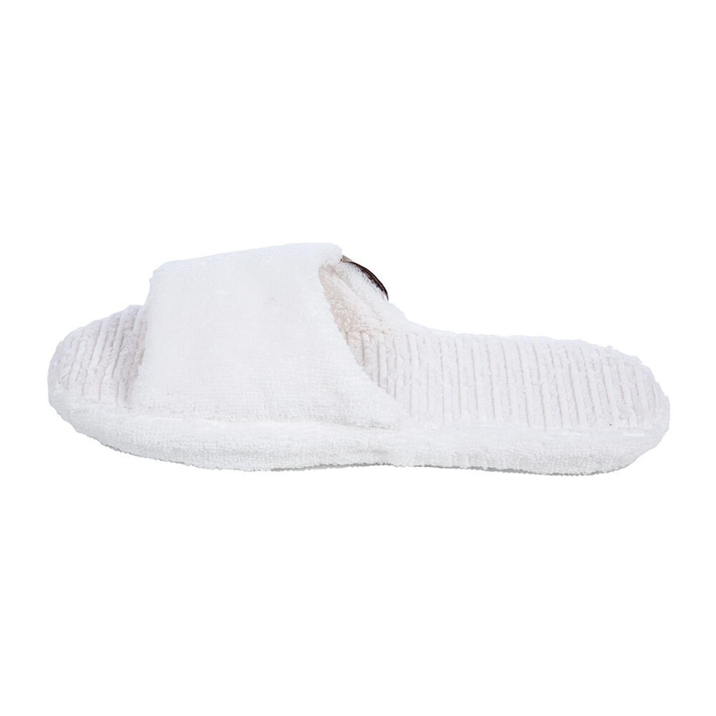 White - Hamam - Galata Organic Slippers - White - 5