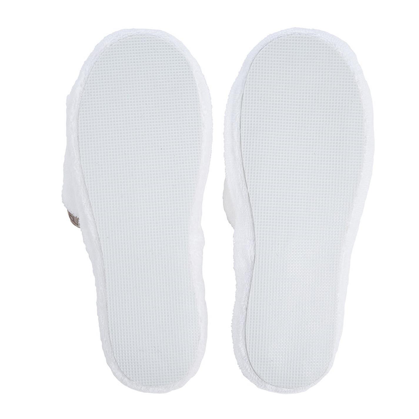 White - Hamam - Galata Organic Slippers - White - 8