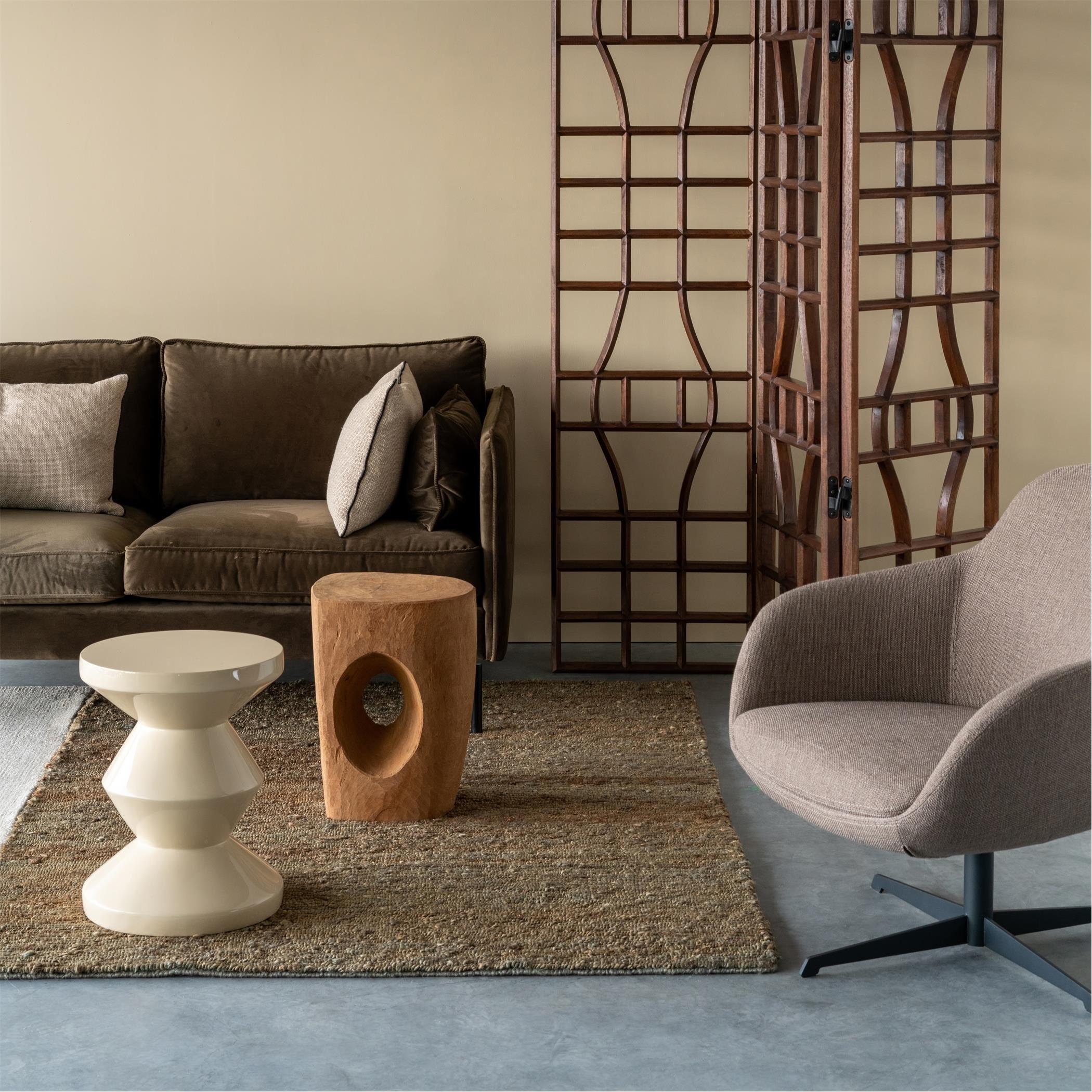 Beige - Pols Potten - Zag Stool - 5