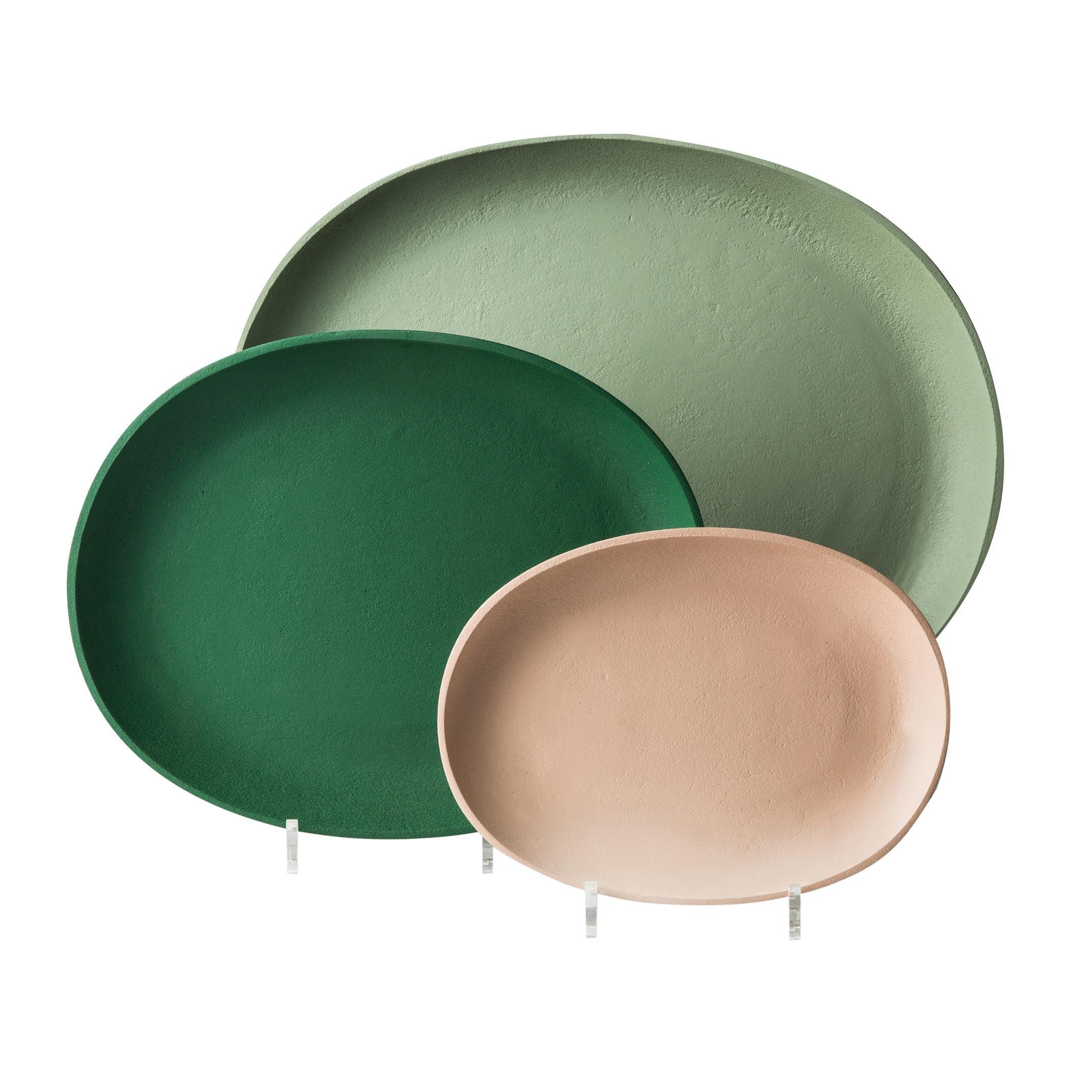 Green - Pols Potten - PolsPotten Greek Tray - Set of 3 - 1