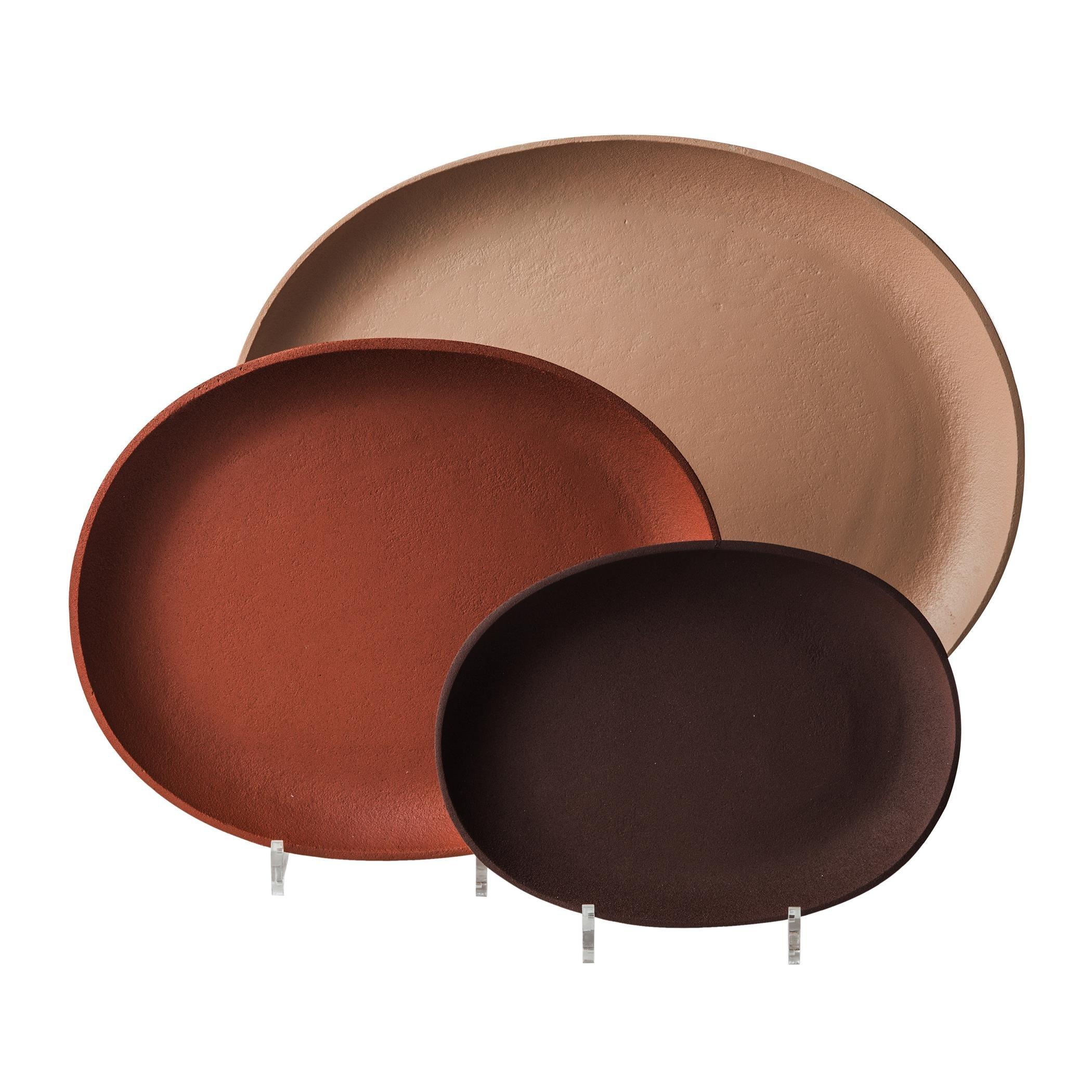 Brown - Pols Potten - PolsPotten Greek Tray - Set of 3 - 1